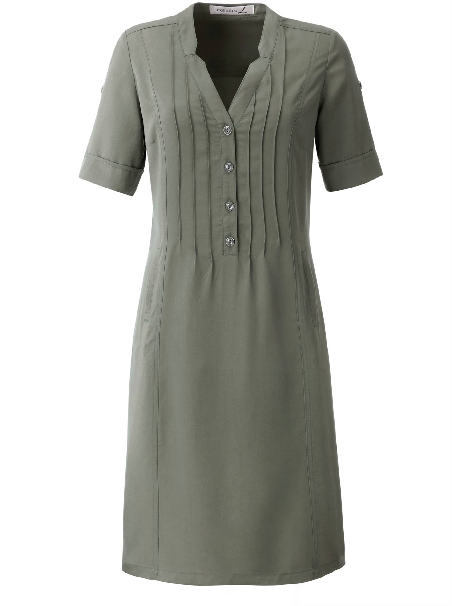 Sommerkleid in hellkhaki von heine