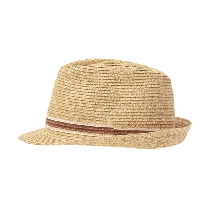 Sommerlicher Trilby Hut für Herren, beige, 55