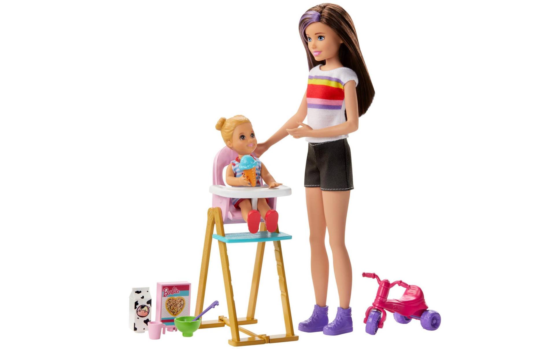 Barbie Spielfigur »Skipper Füttern«, (Set) von Barbie