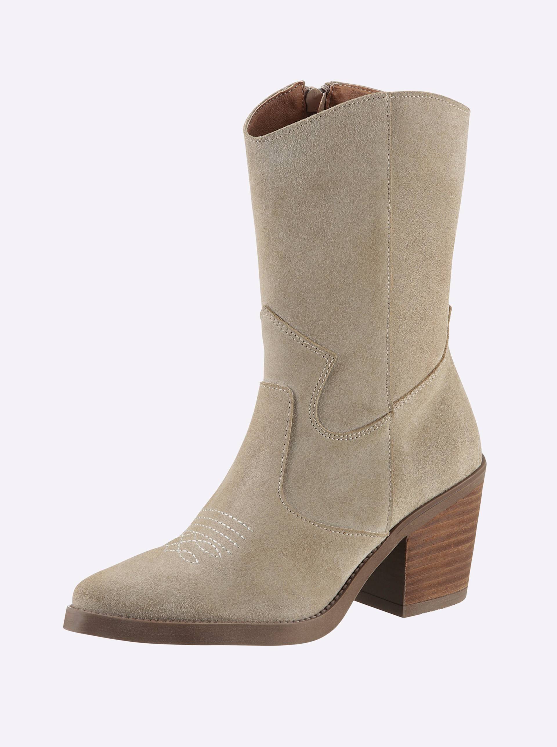 Stiefel in beige von heine