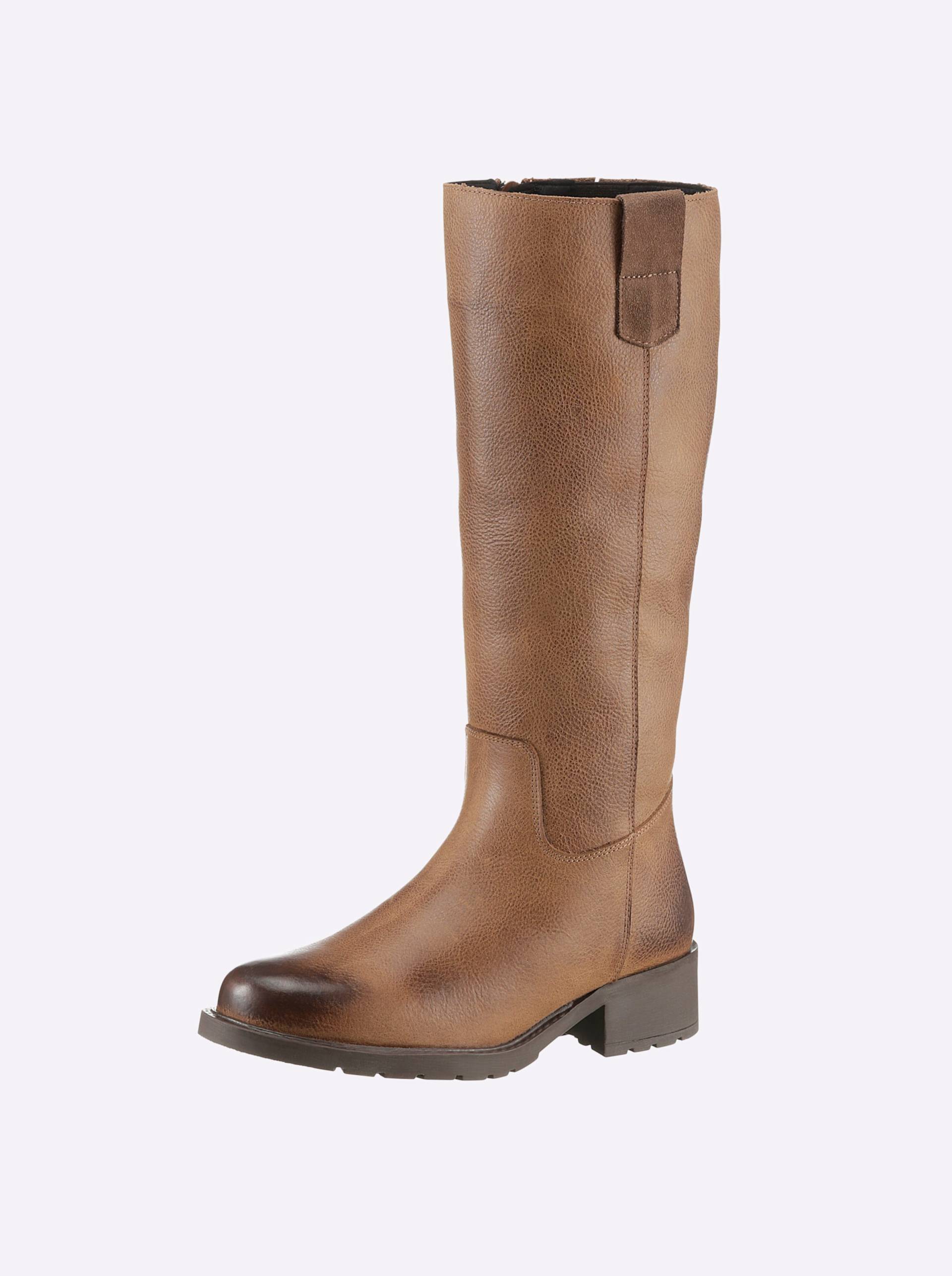 Stiefel in camel von heine