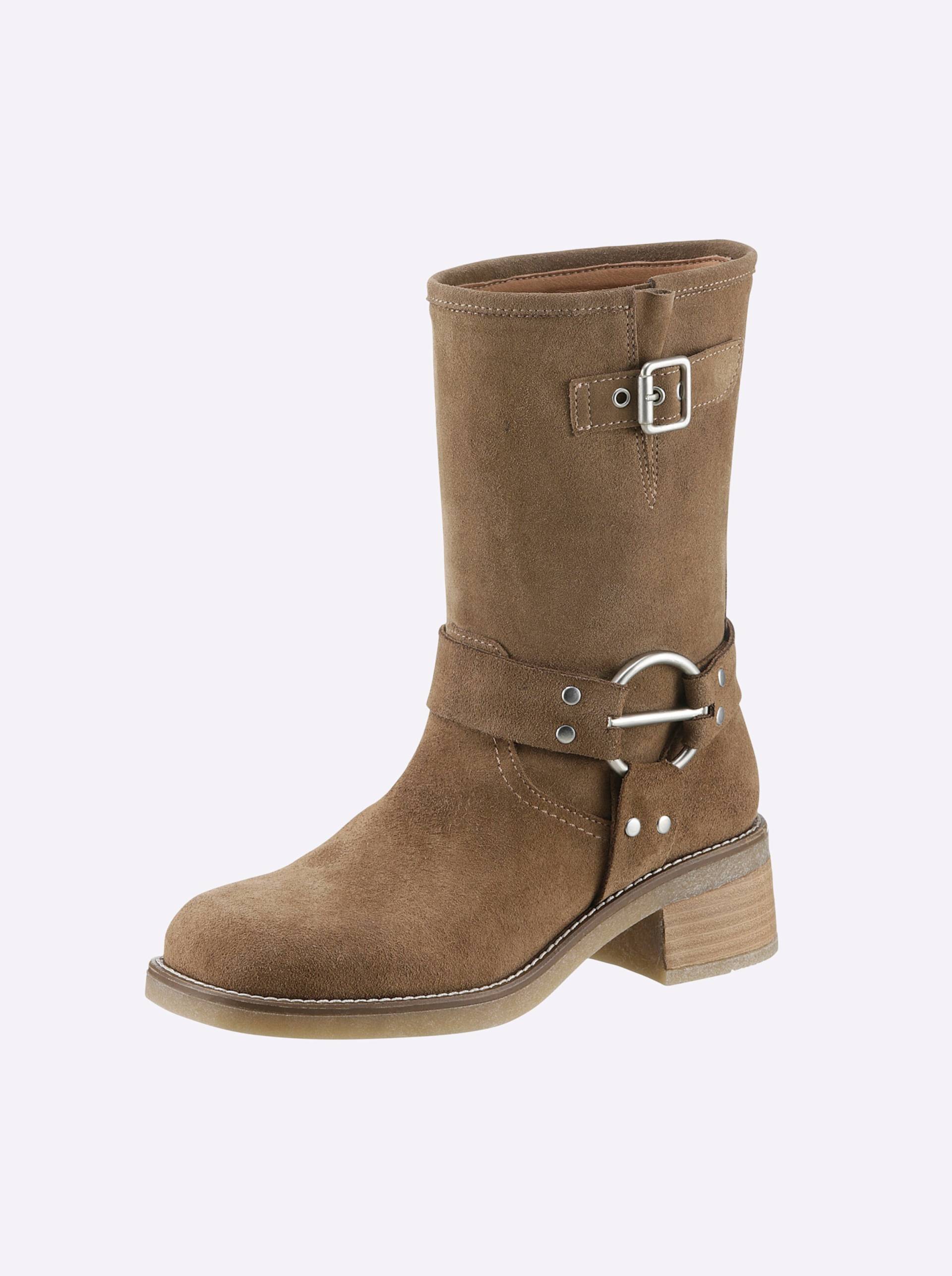 Stiefel in camel von heine