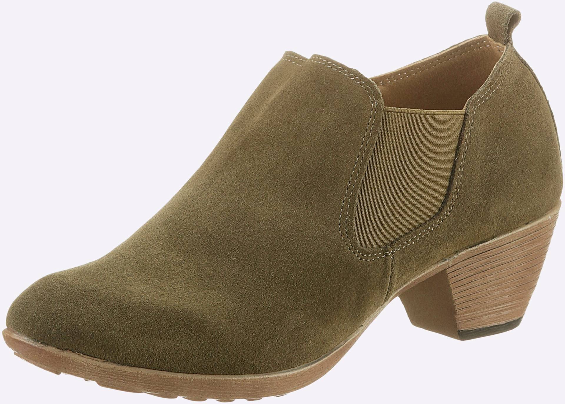 Stiefelette in khaki von Andrea Conti