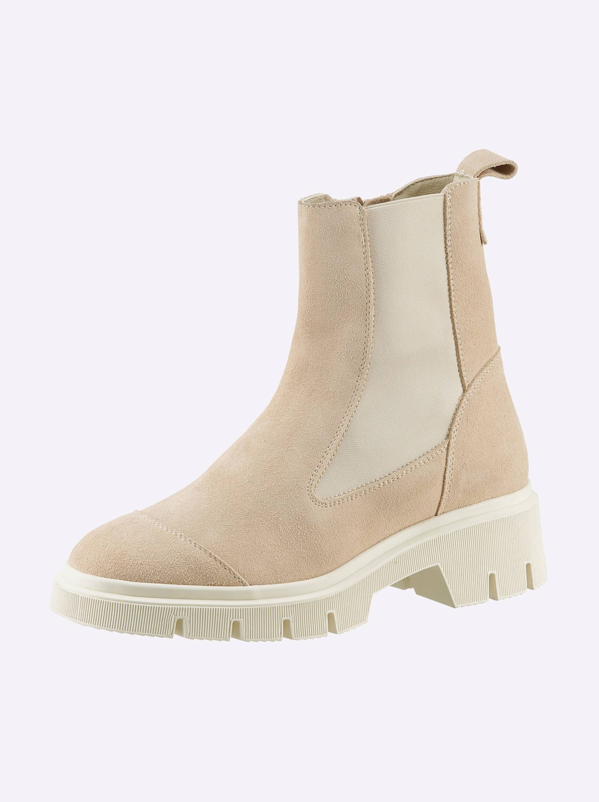 Stiefelette in sand von heine