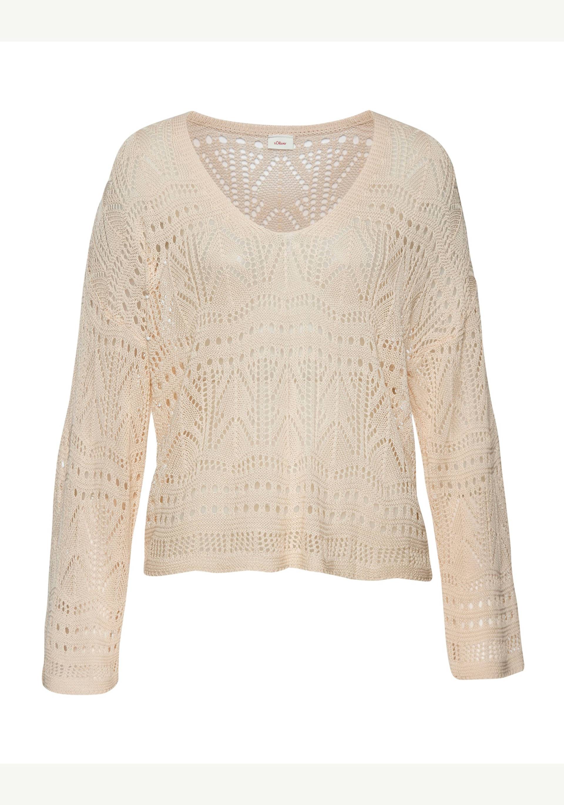 Strandpullover in sand von s.Oliver