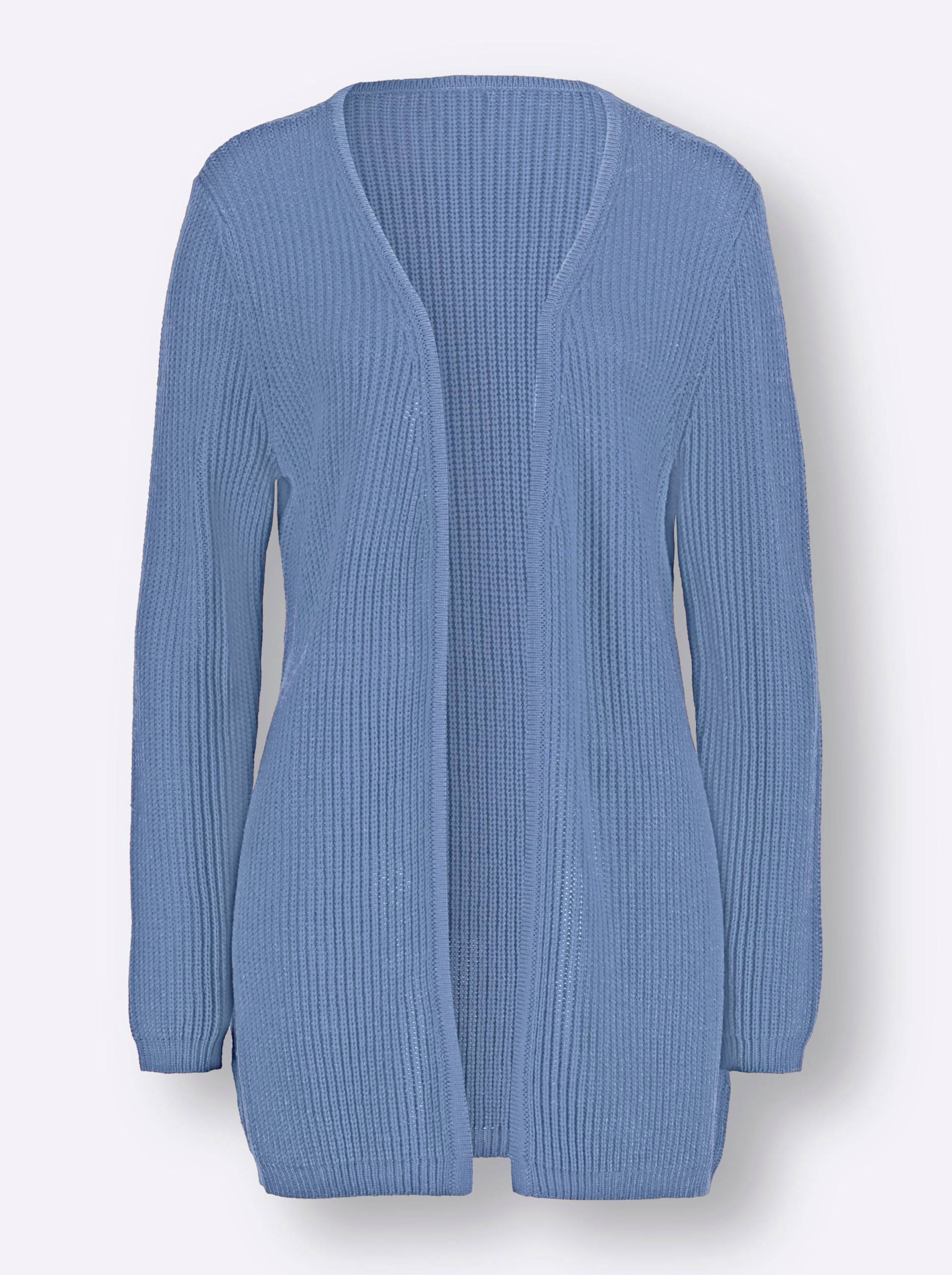 Strickjacke in bleu von heine