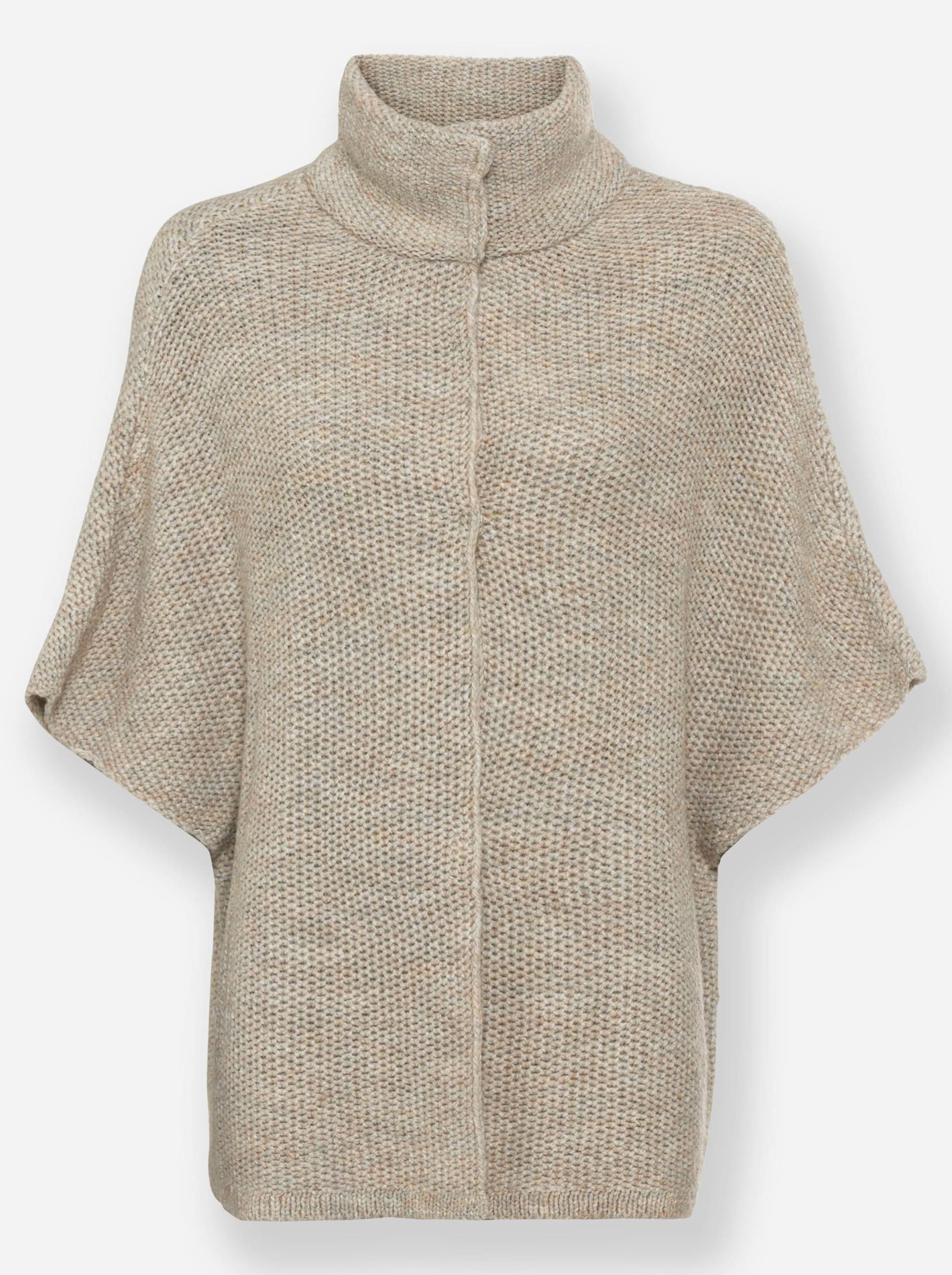 Strickjacke in champagner-beige-meliert von heine