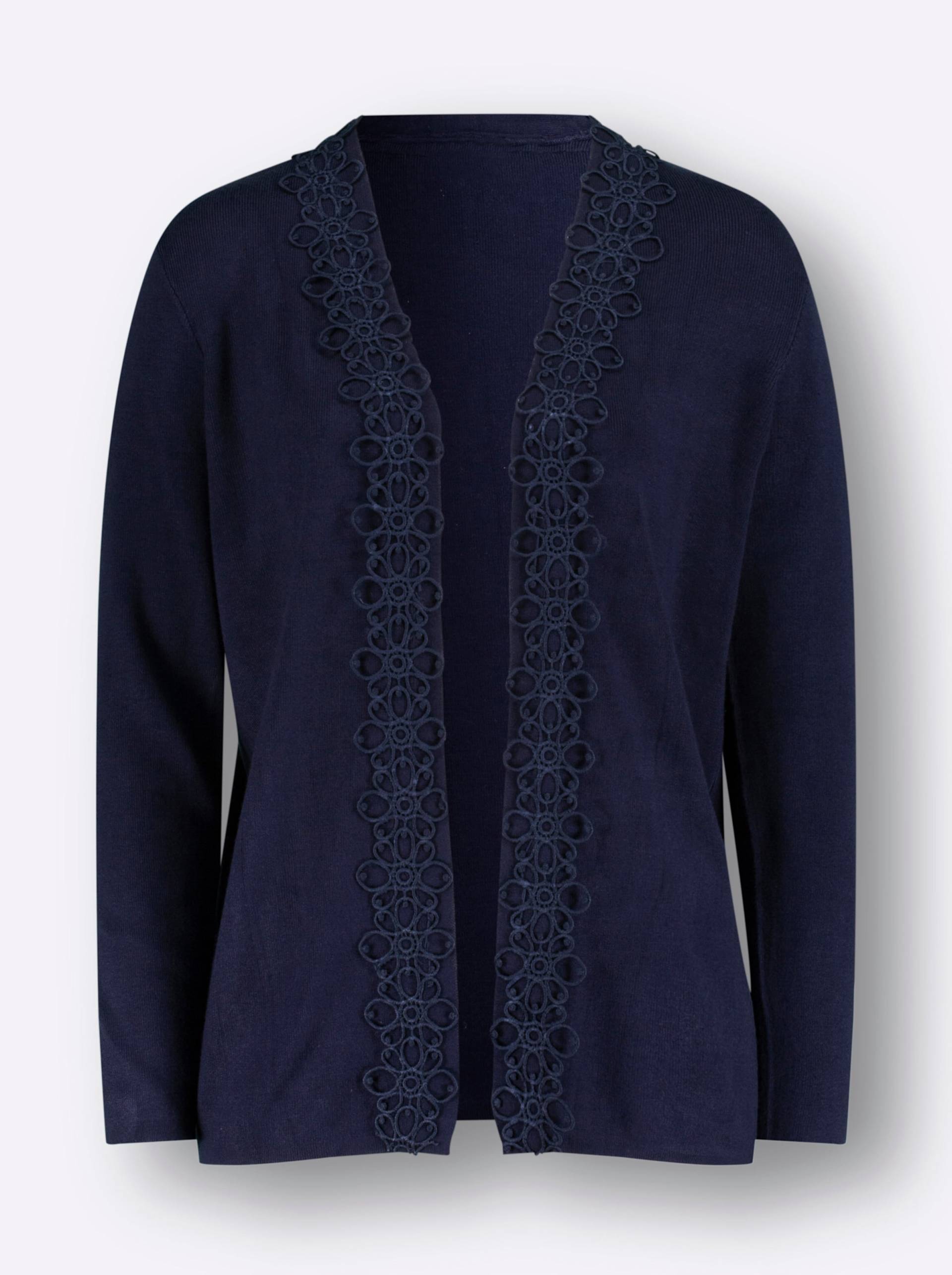 Strickjacke in marine von heine