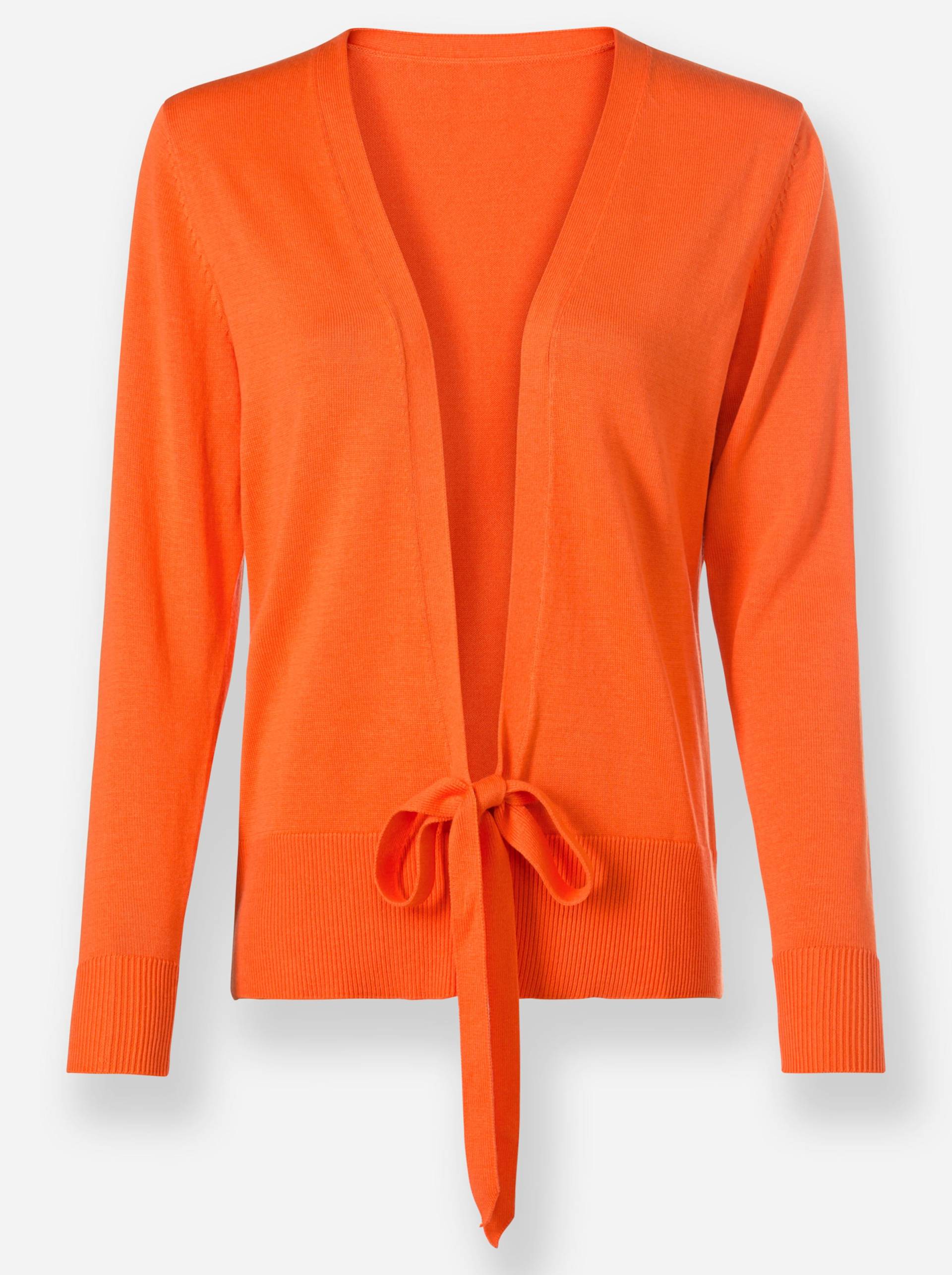 Strickjacke in orange von heine