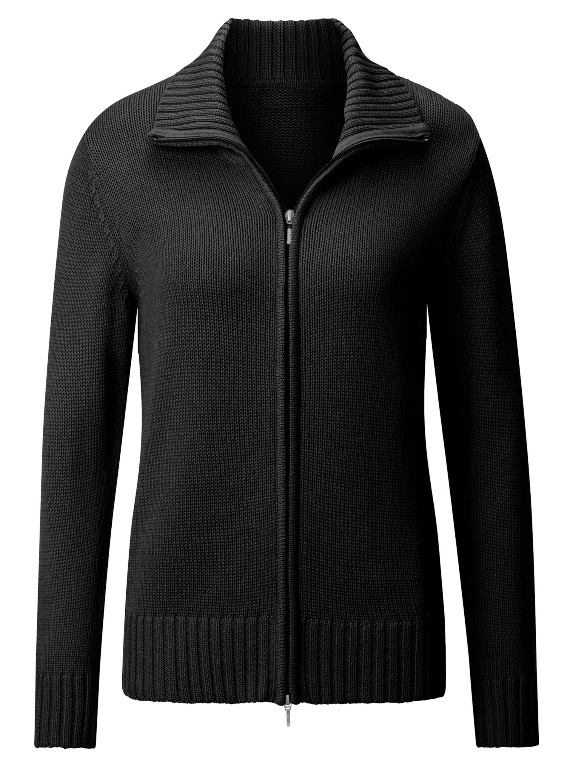 Strickjacke in schwarz von heine