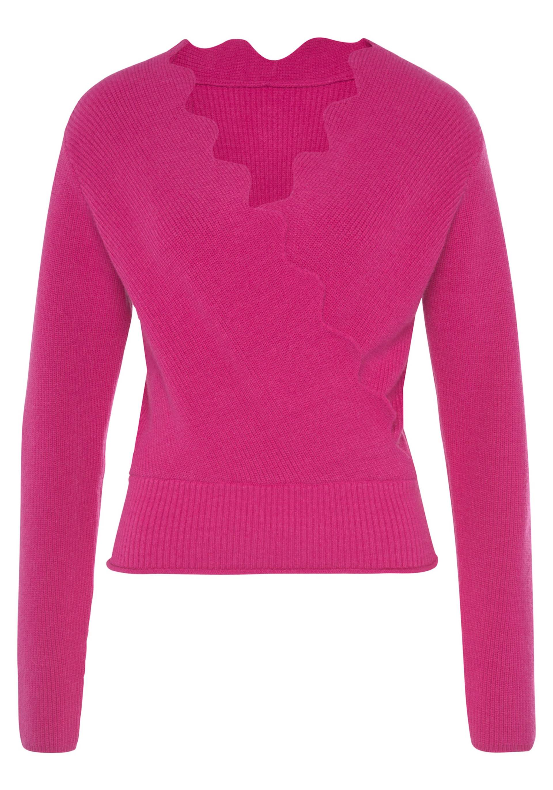 Strickpullover in fuchsia von LASCANA