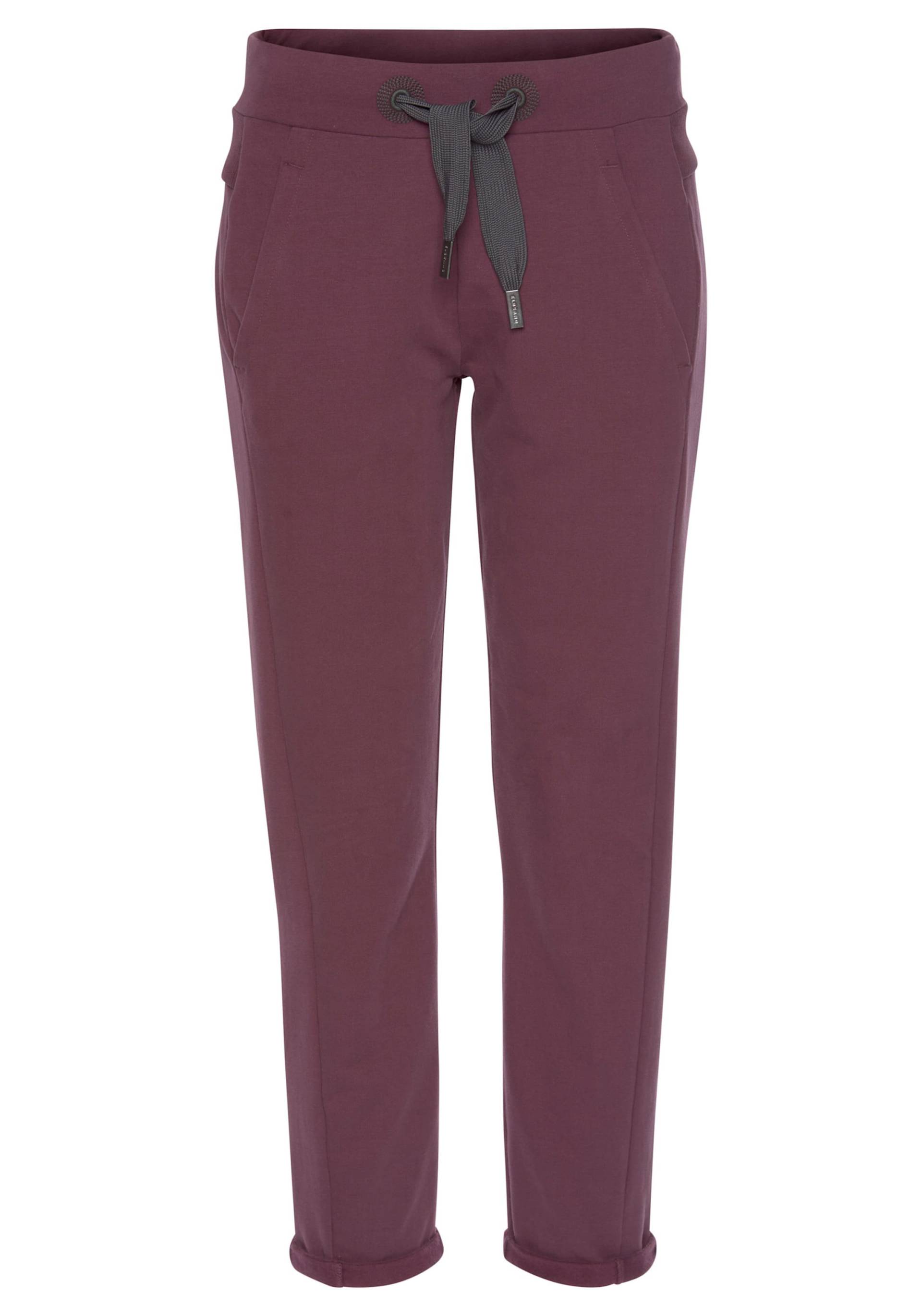 Sweathose in aubergine von Elbsand