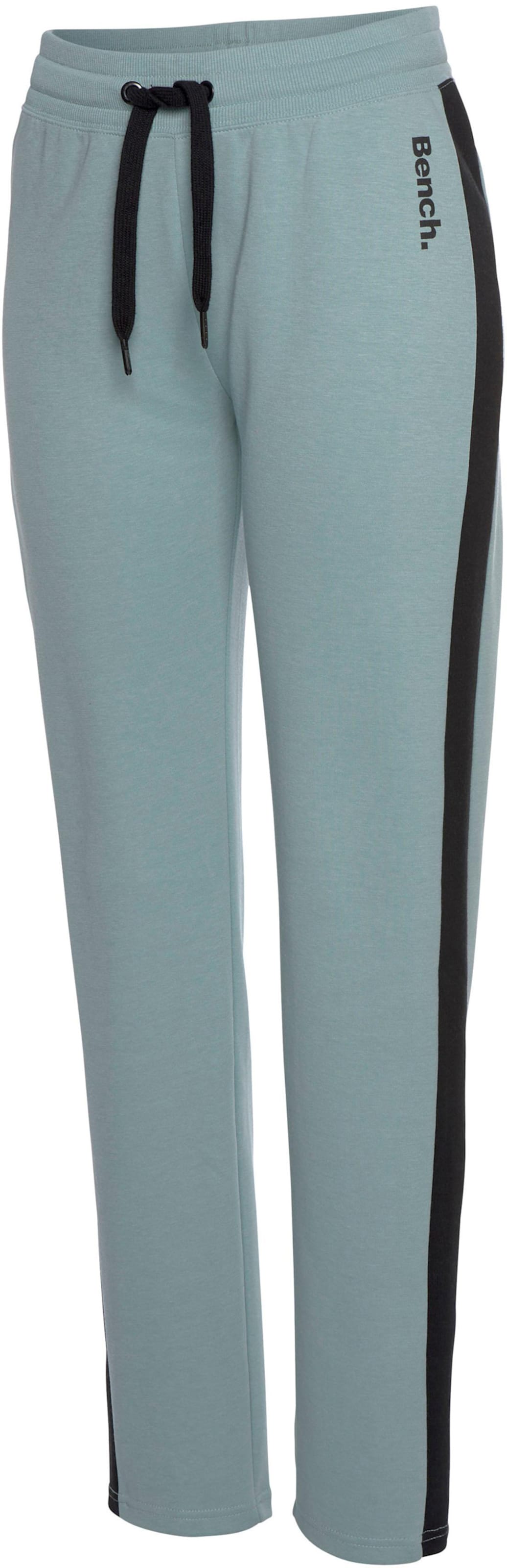 Loungehose in mint-schwarz von heine