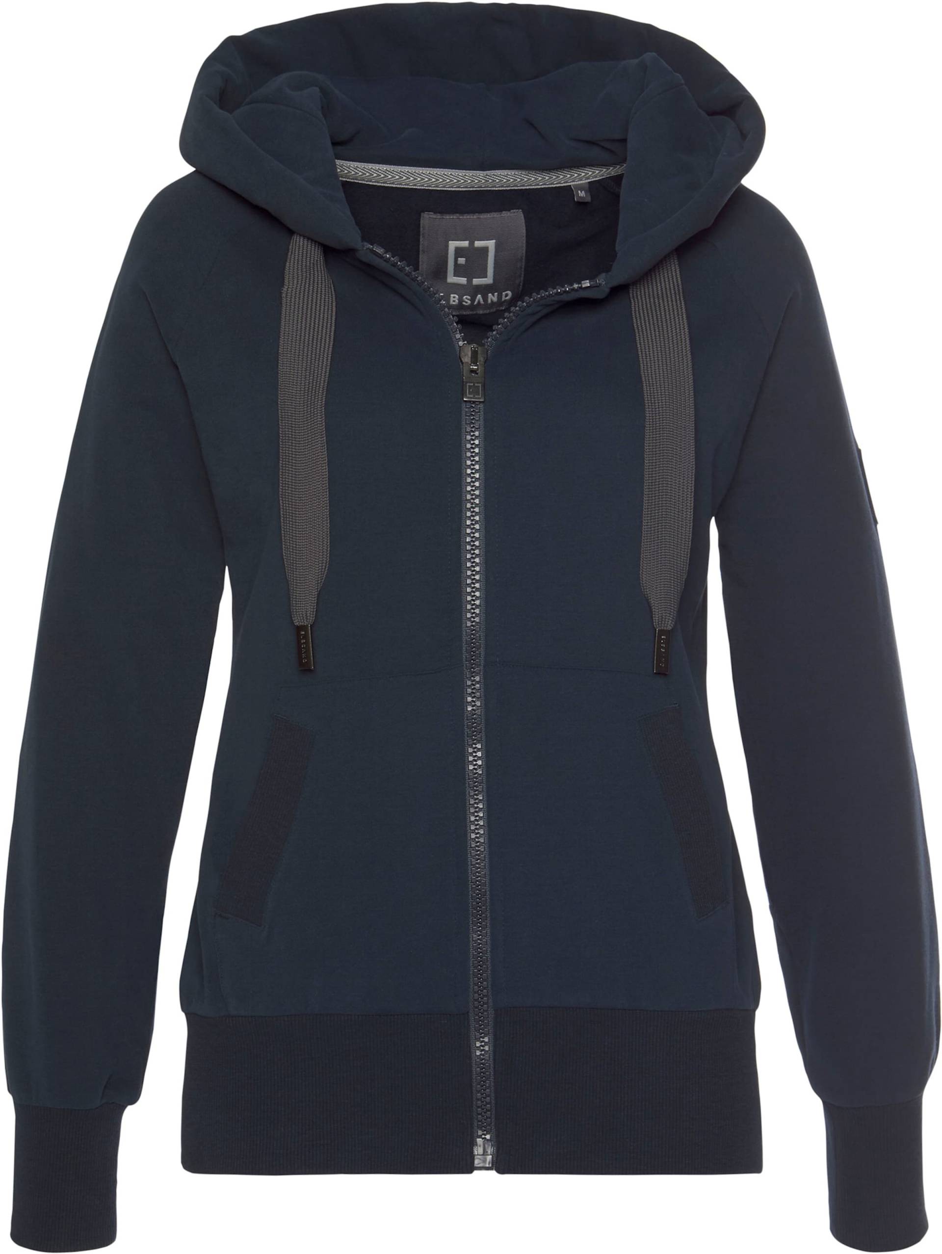 Sweatjacke in marine von Elbsand