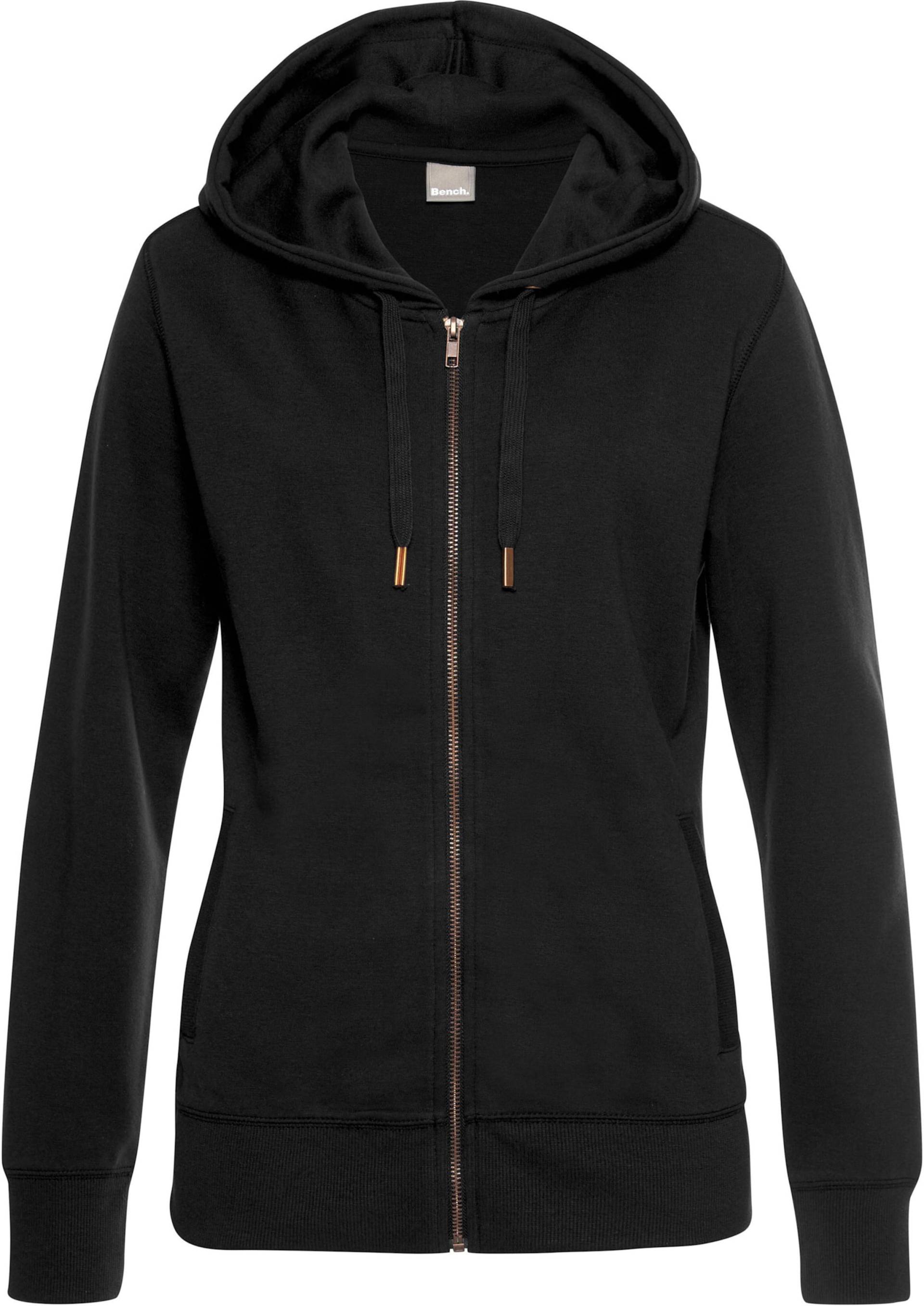 Sweatjacke in schwarz von heine