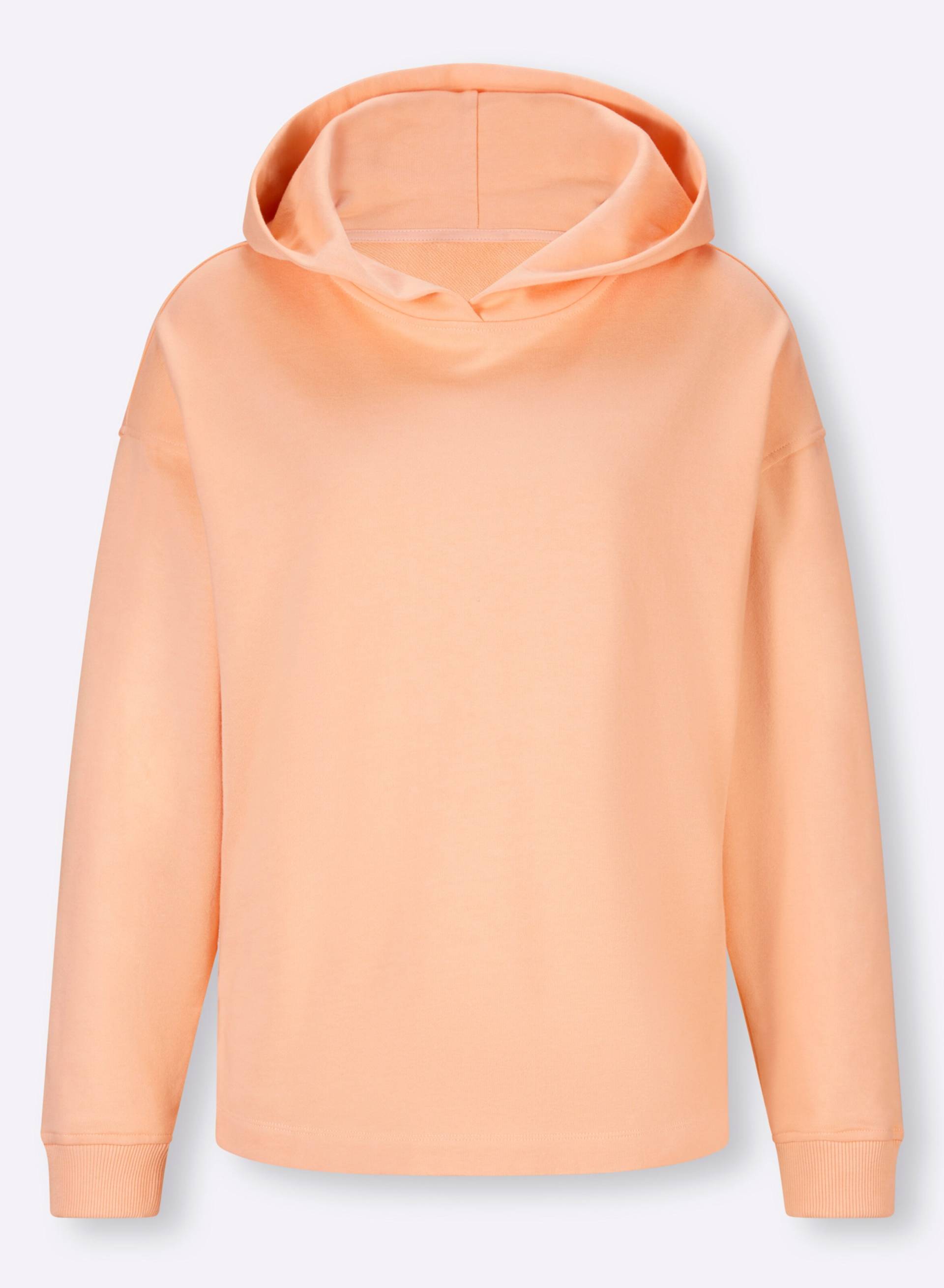 Sweatshirt in apricot von heine