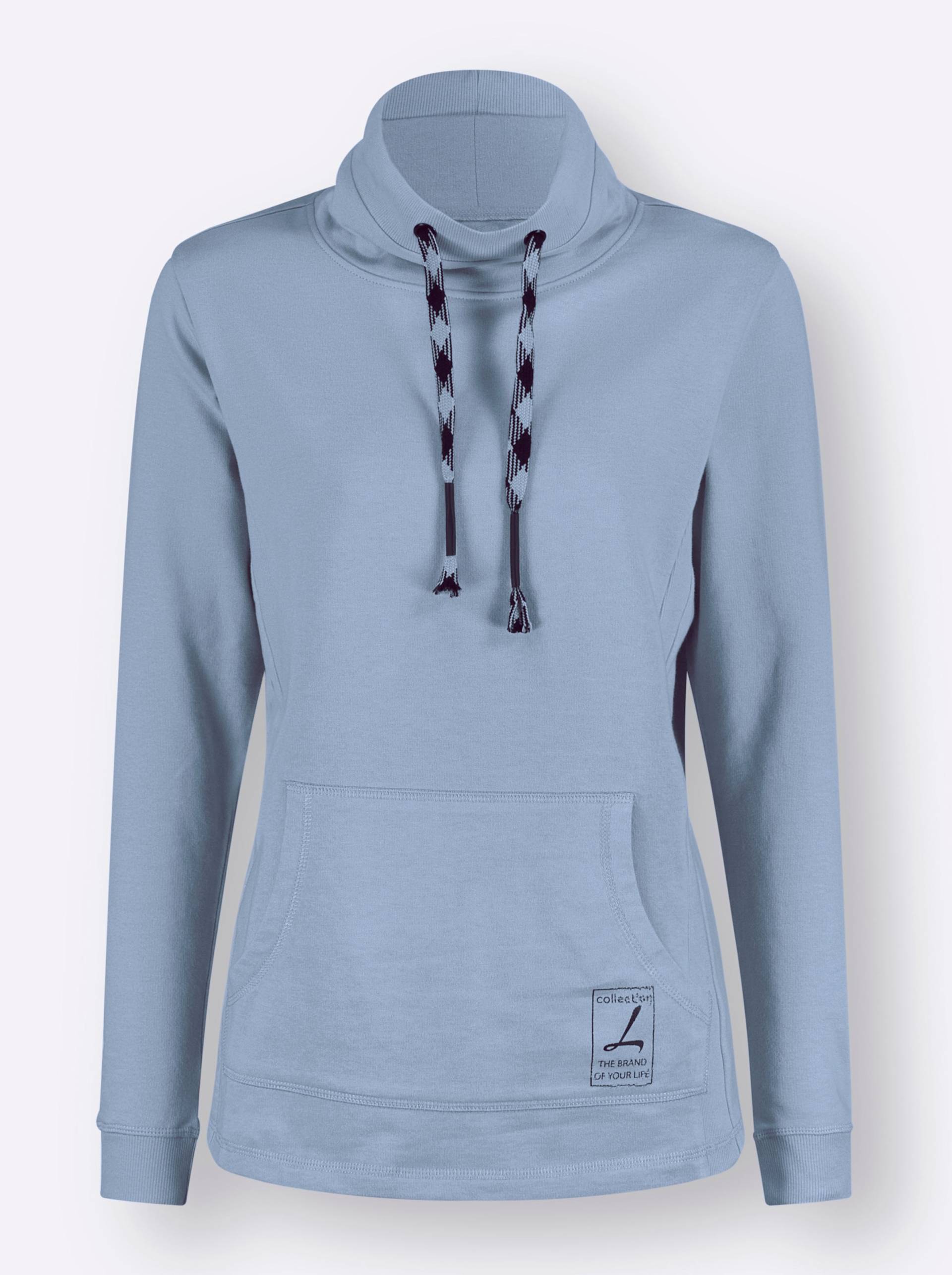 Sweatshirt in bleu von heine