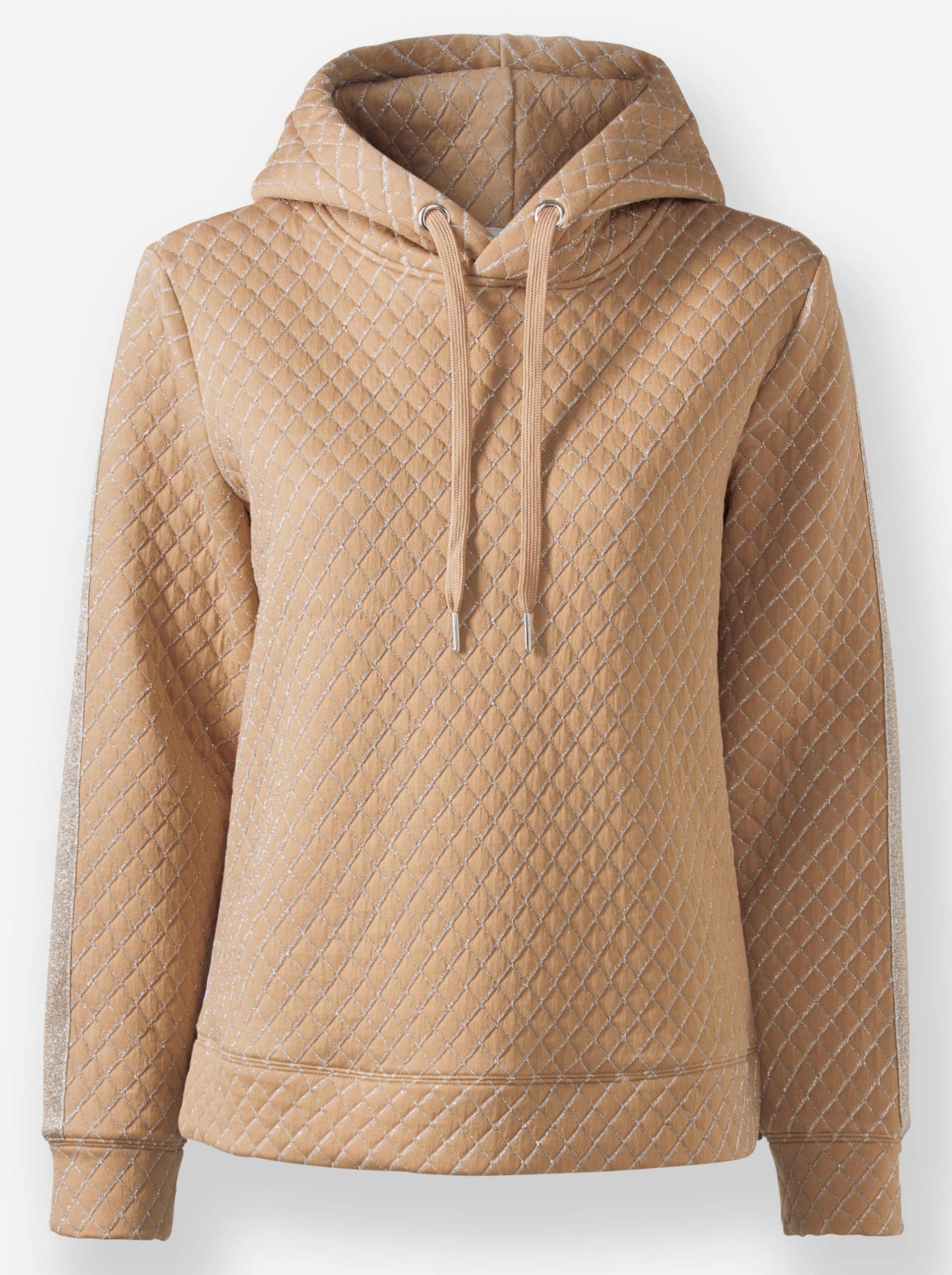 Sweatshirt in camel von heine