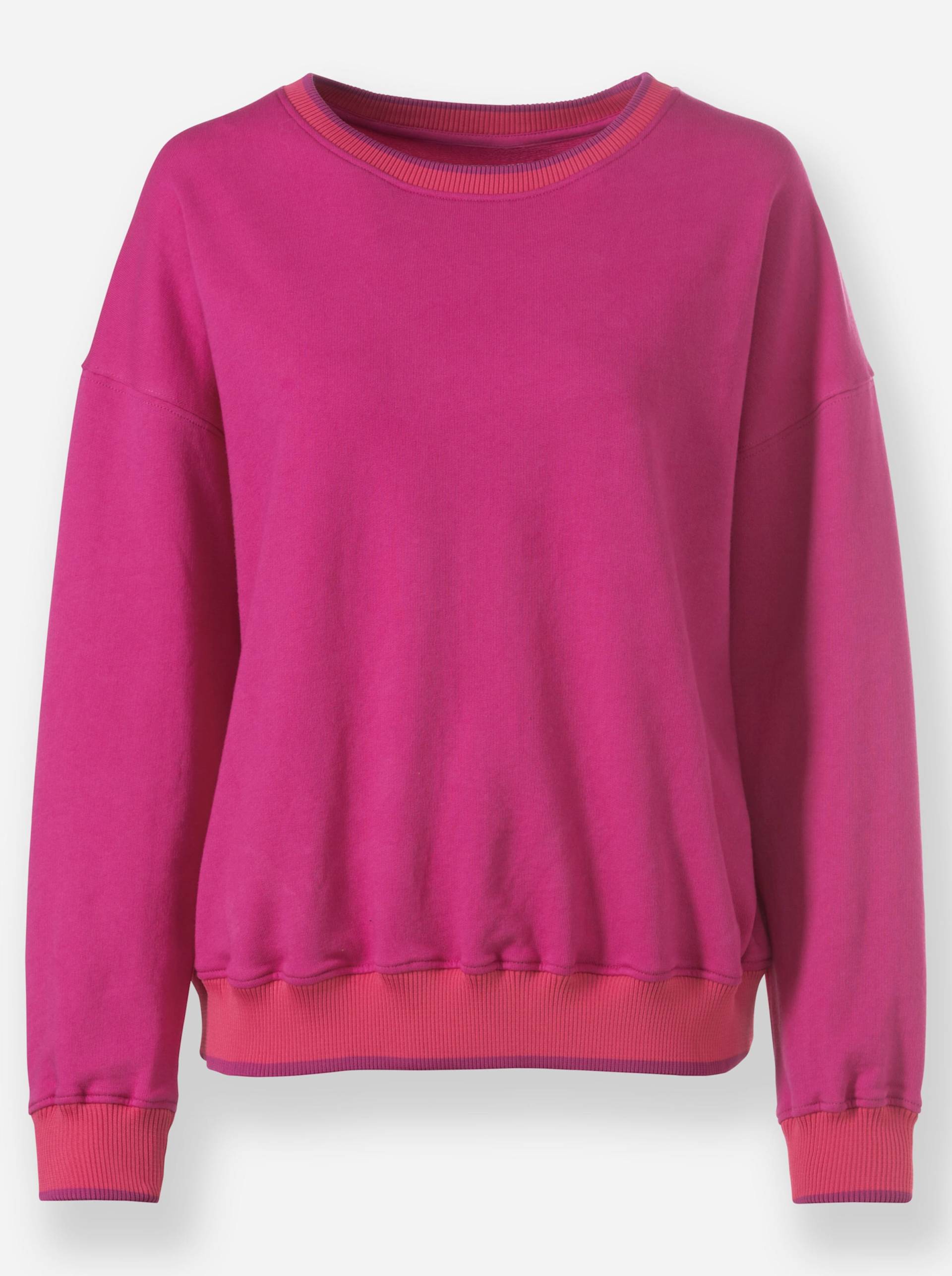 Sweatshirt in fuchsia von heine