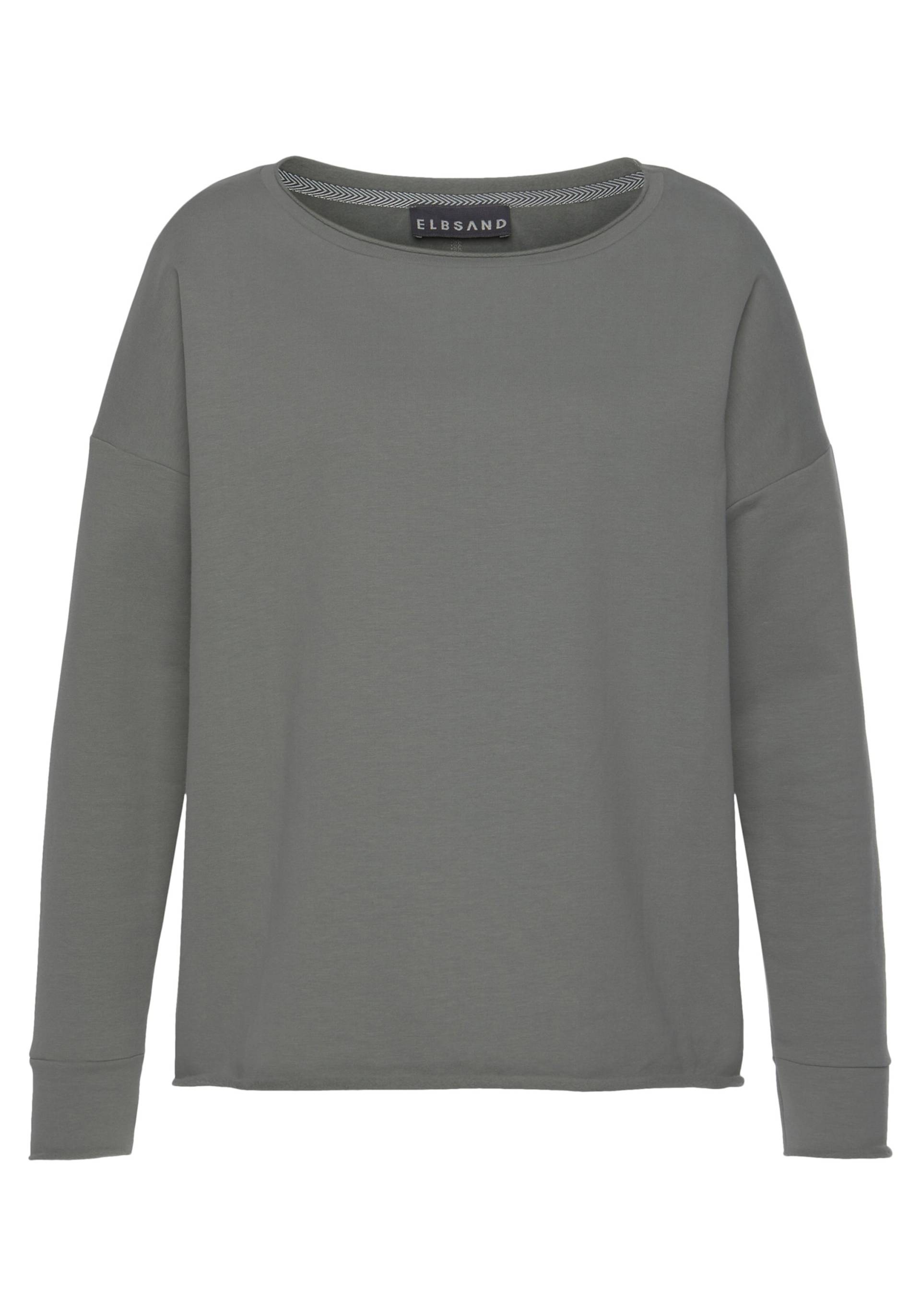 Sweatshirt in grün von Elbsand