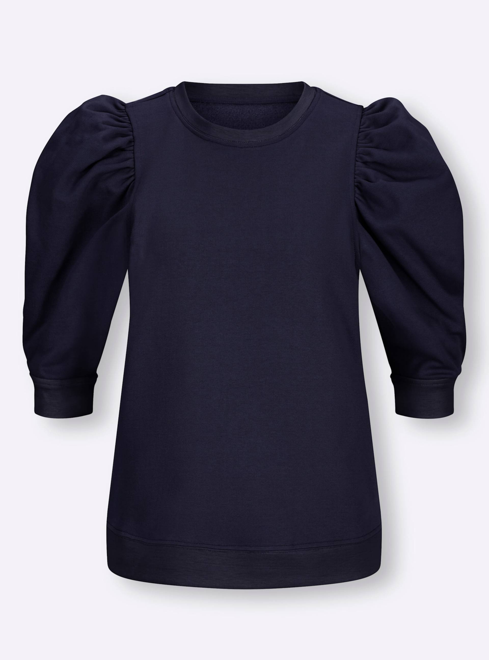 Sweatshirt in marine von heine