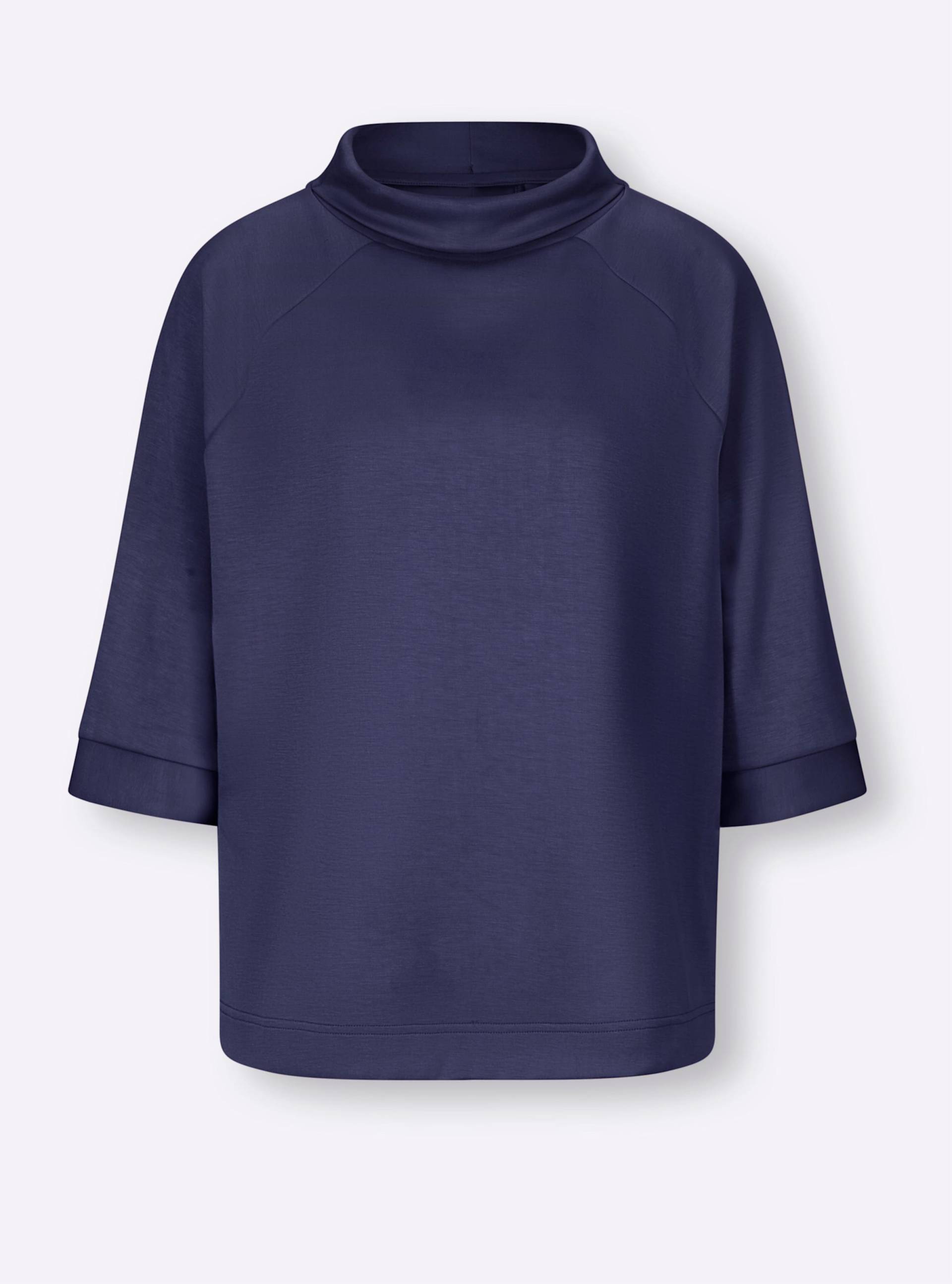 Sweatshirt in marine von heine