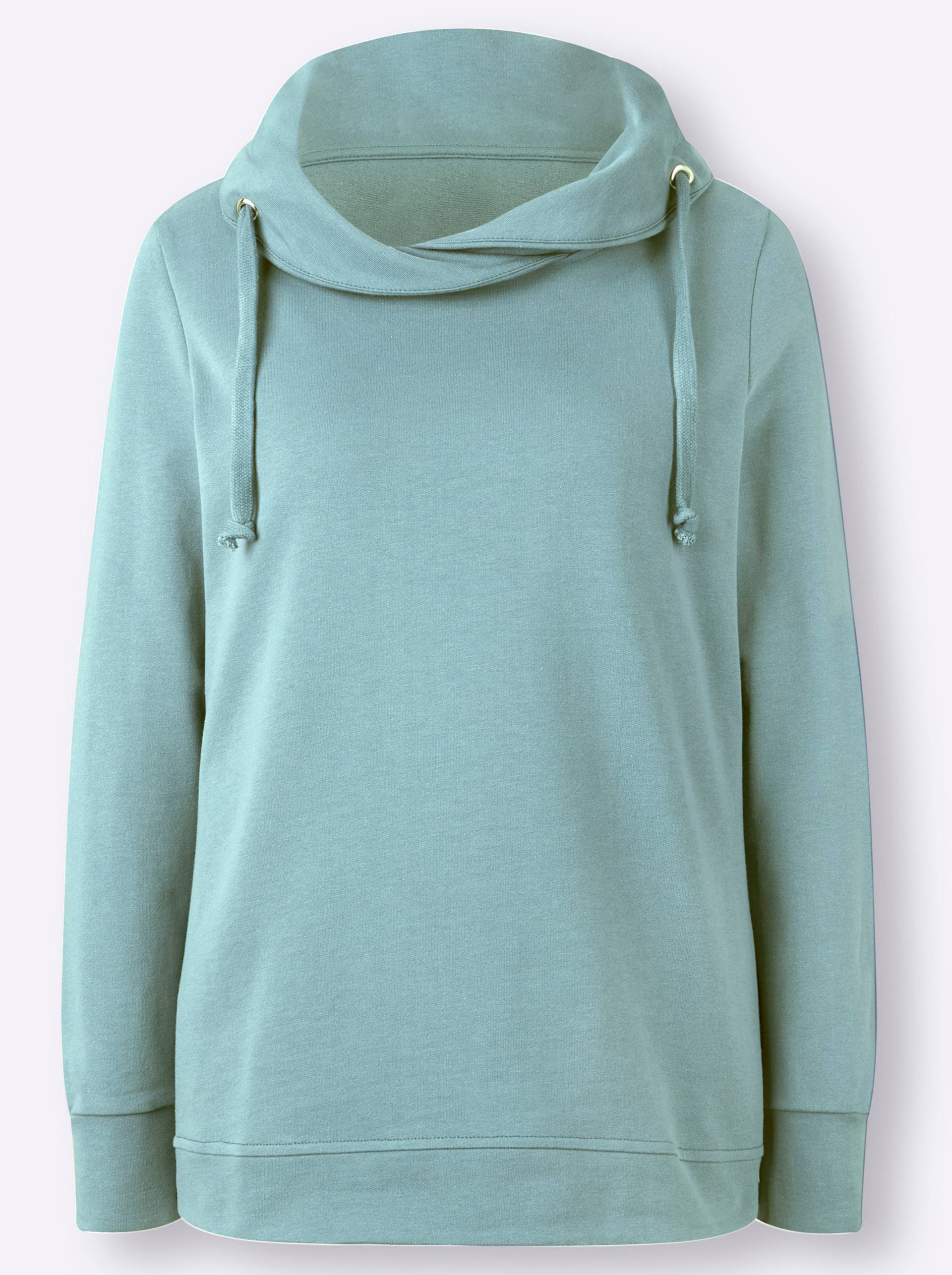 Sweatshirt in mint von heine