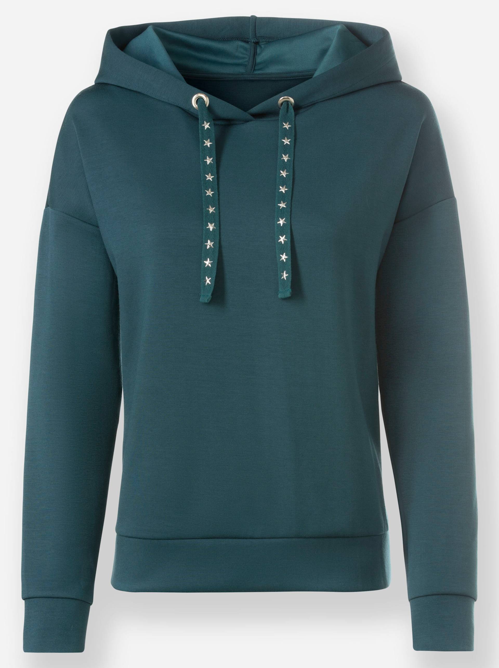 Sweatshirt in petrol von heine