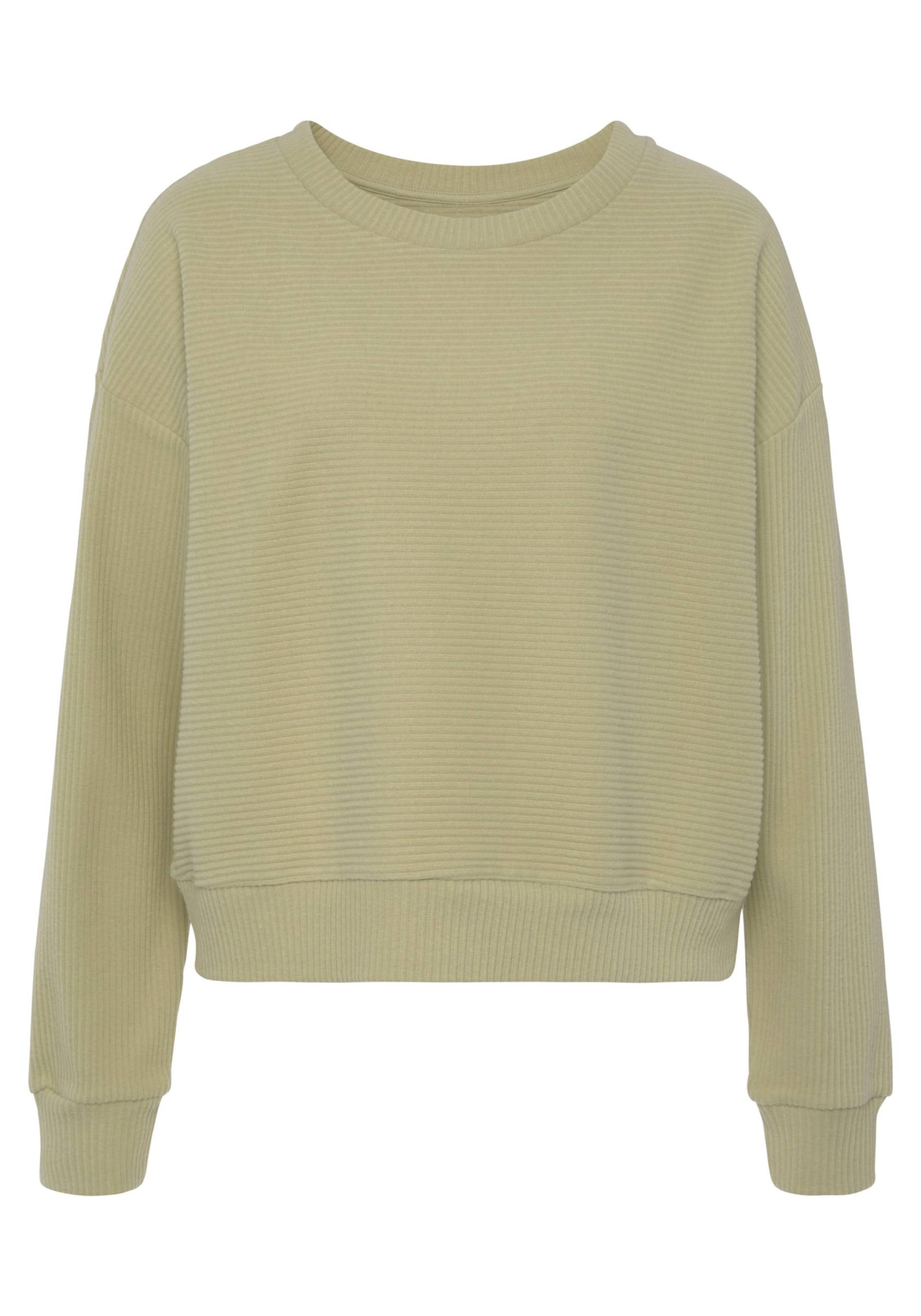 Sweatshirt in pistazie von s.Oliver