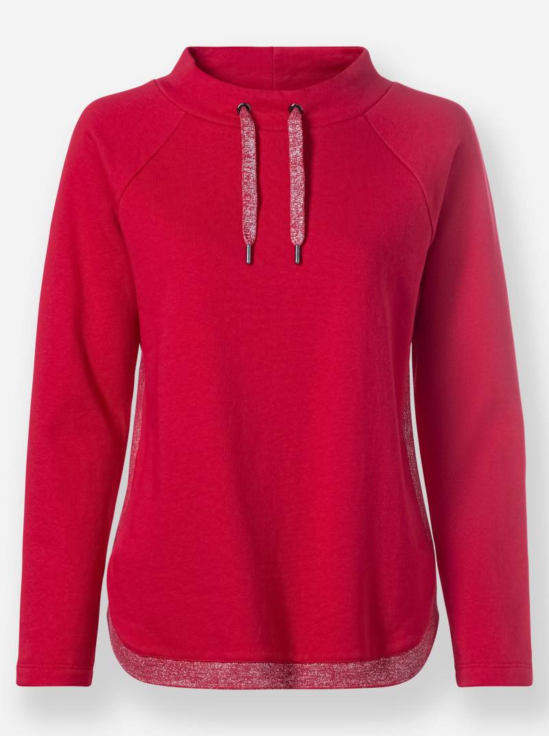 Sweatshirt in rot von heine