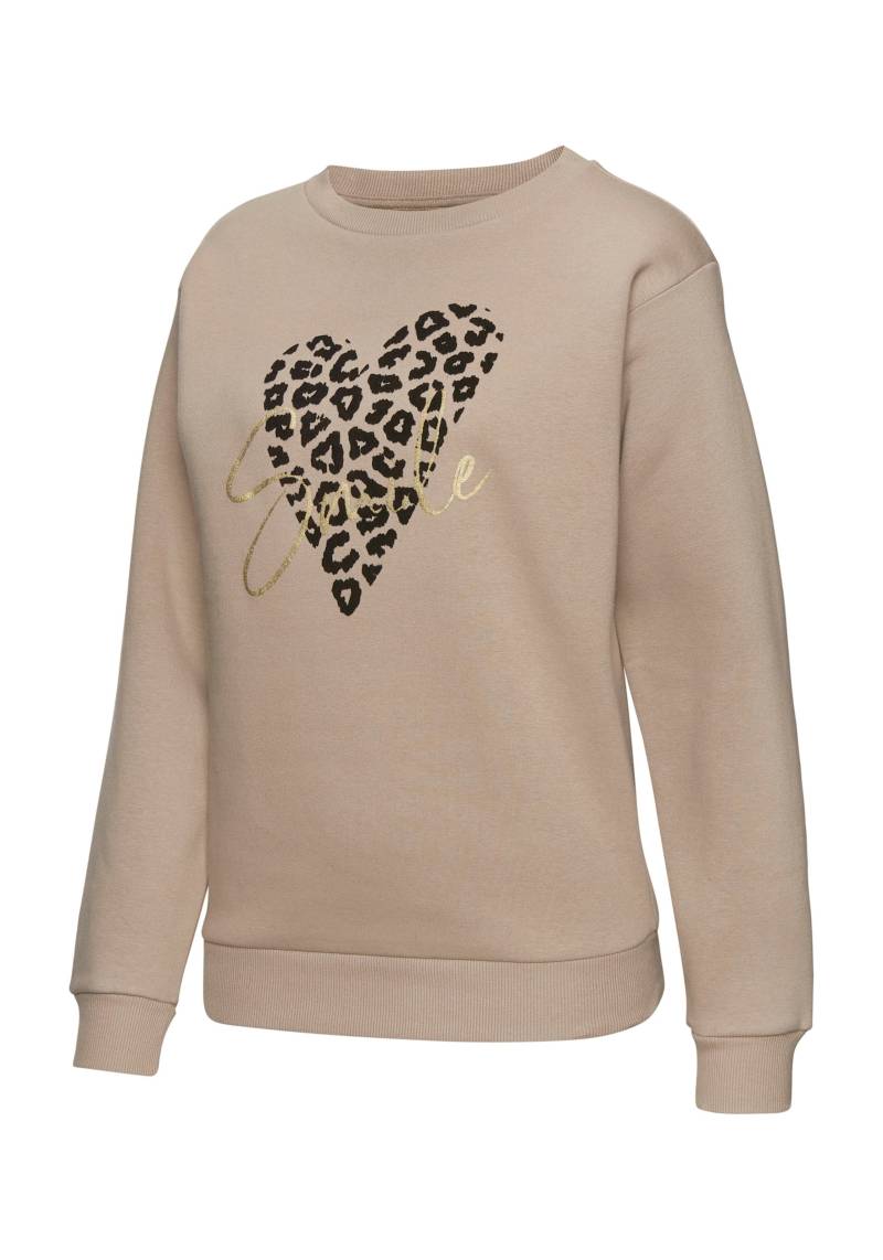 Sweatshirt in sand von LASCANA