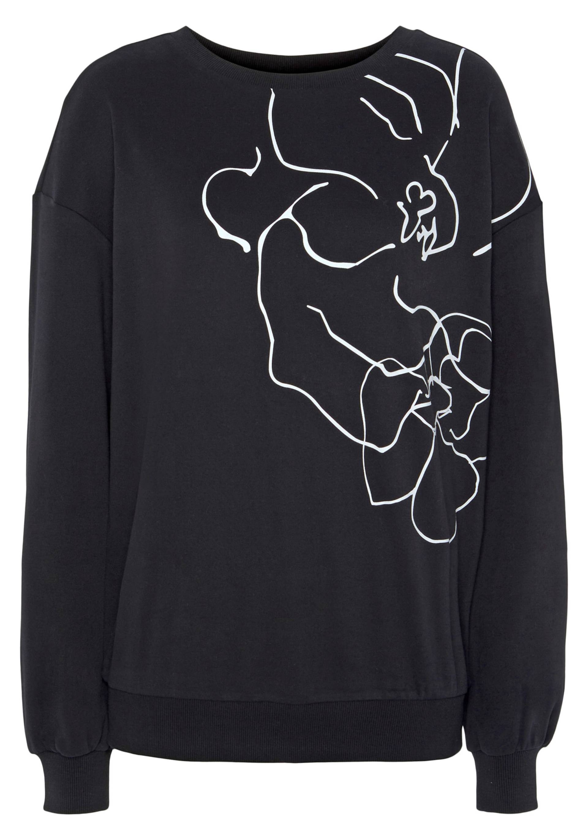 Sweatshirt in schwarz von LASCANA