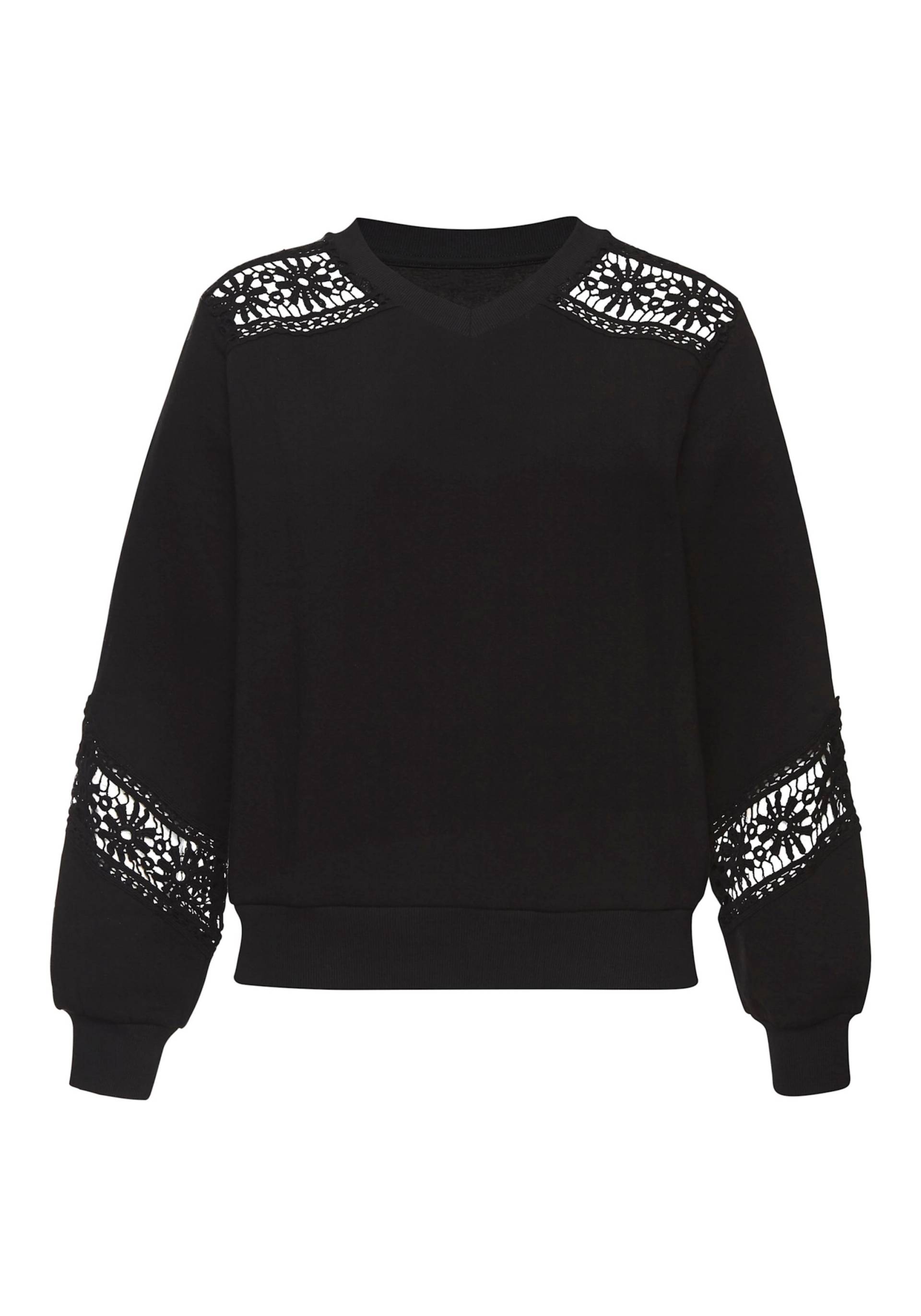 Sweatshirt in schwarz von Vivance