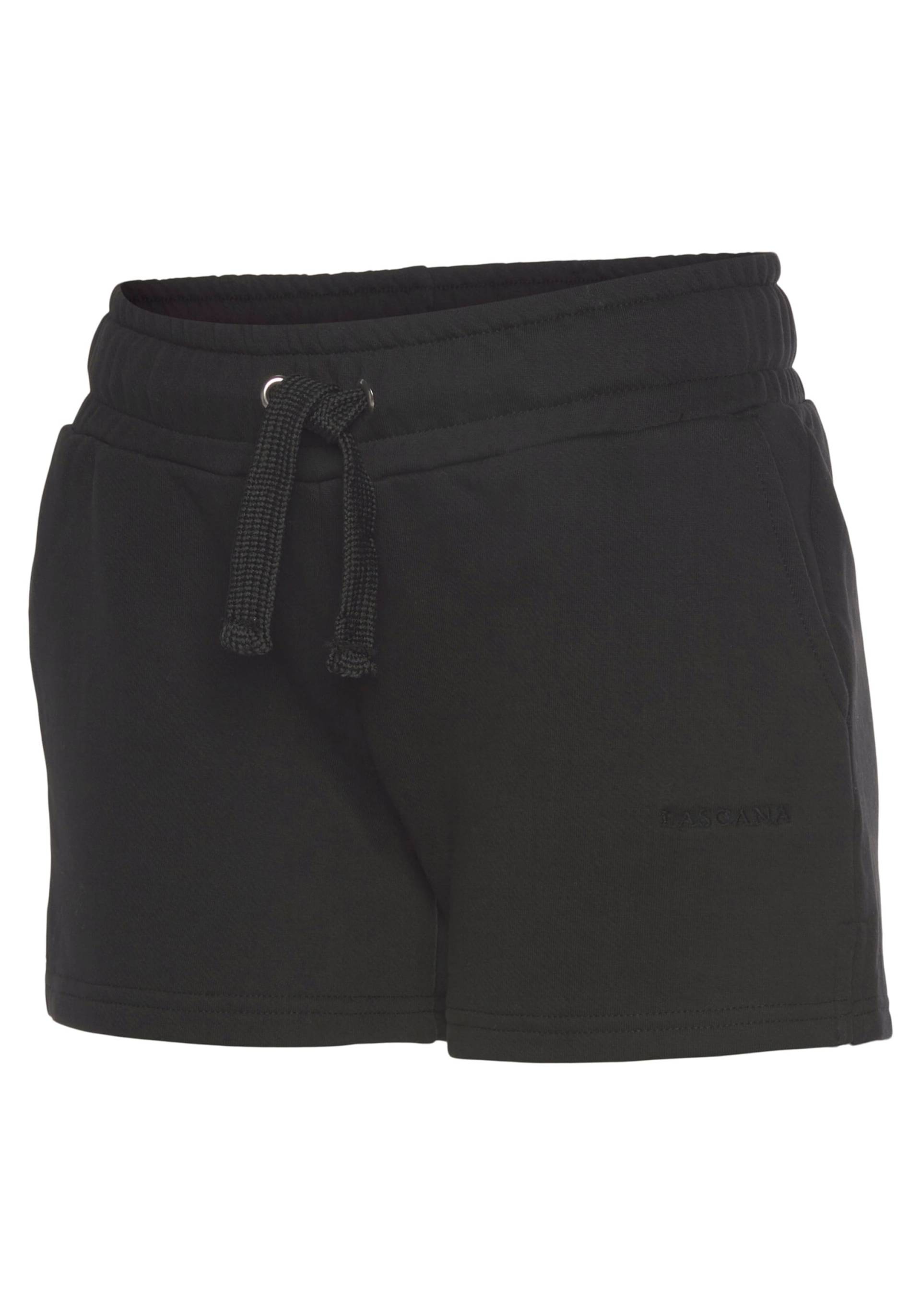 Sweatshorts in schwarz von LASCANA