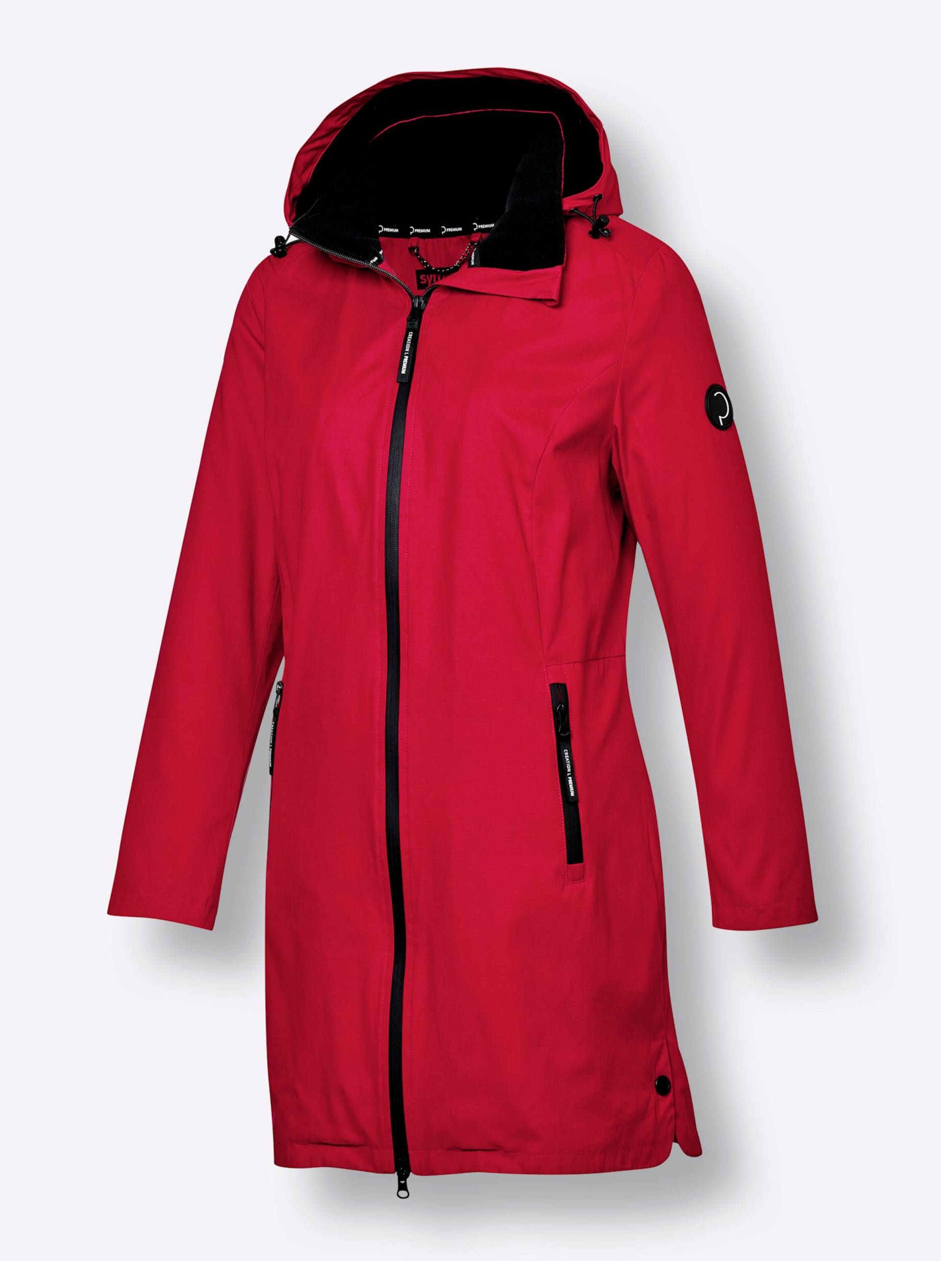 Sympatex-Jacke in rot von CREATION L PREMIUM