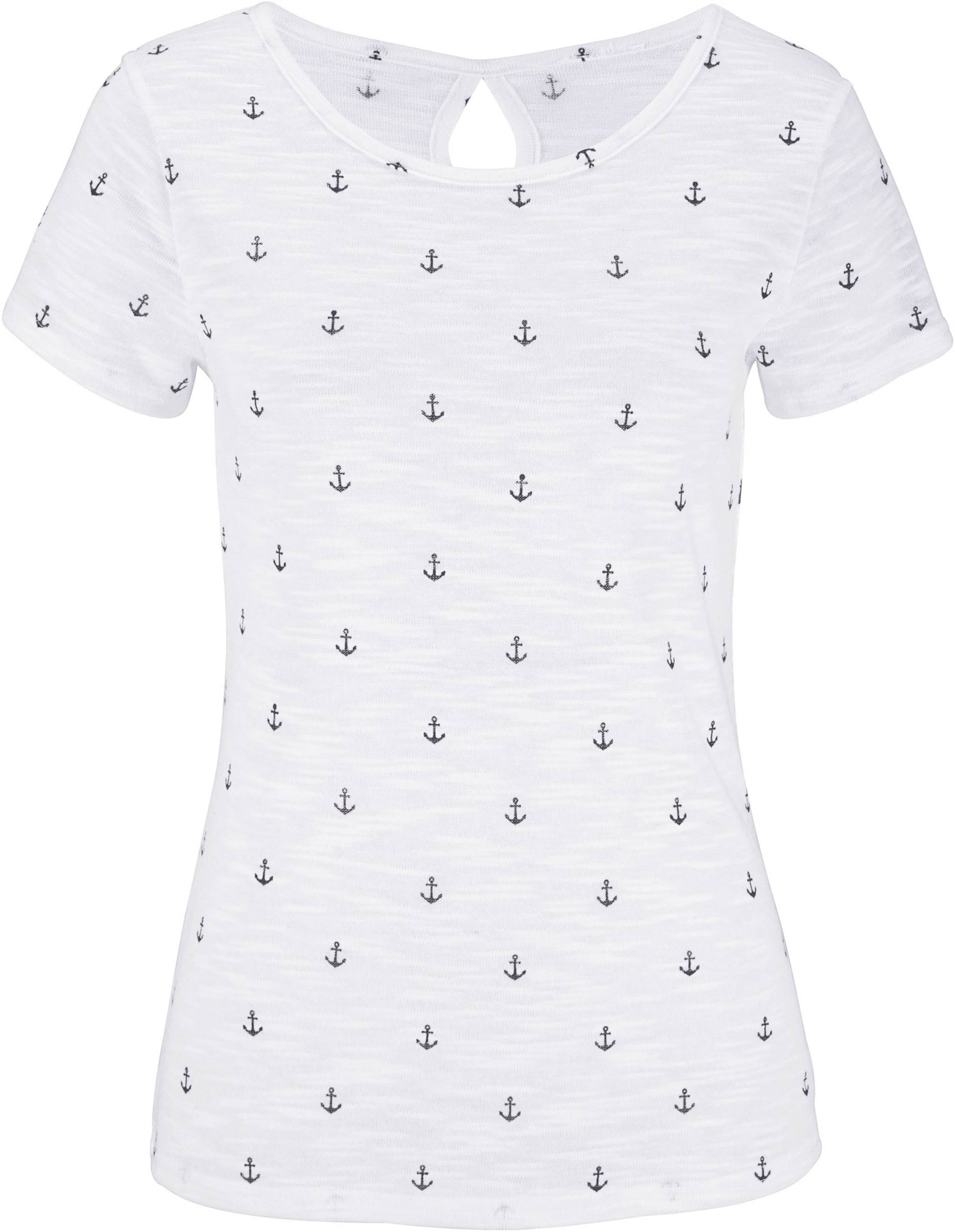 T-Shirt in marine, weiss von Beachtime