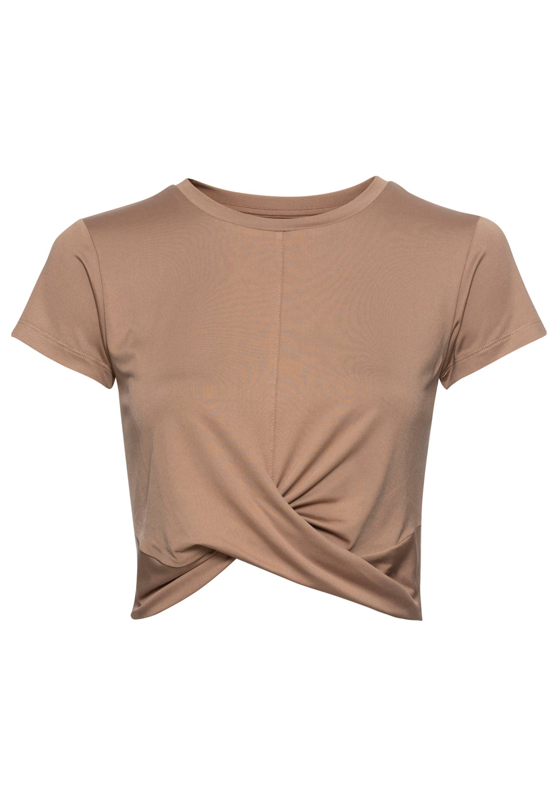 T-Shirt in braun von LASCANA ACTIVE