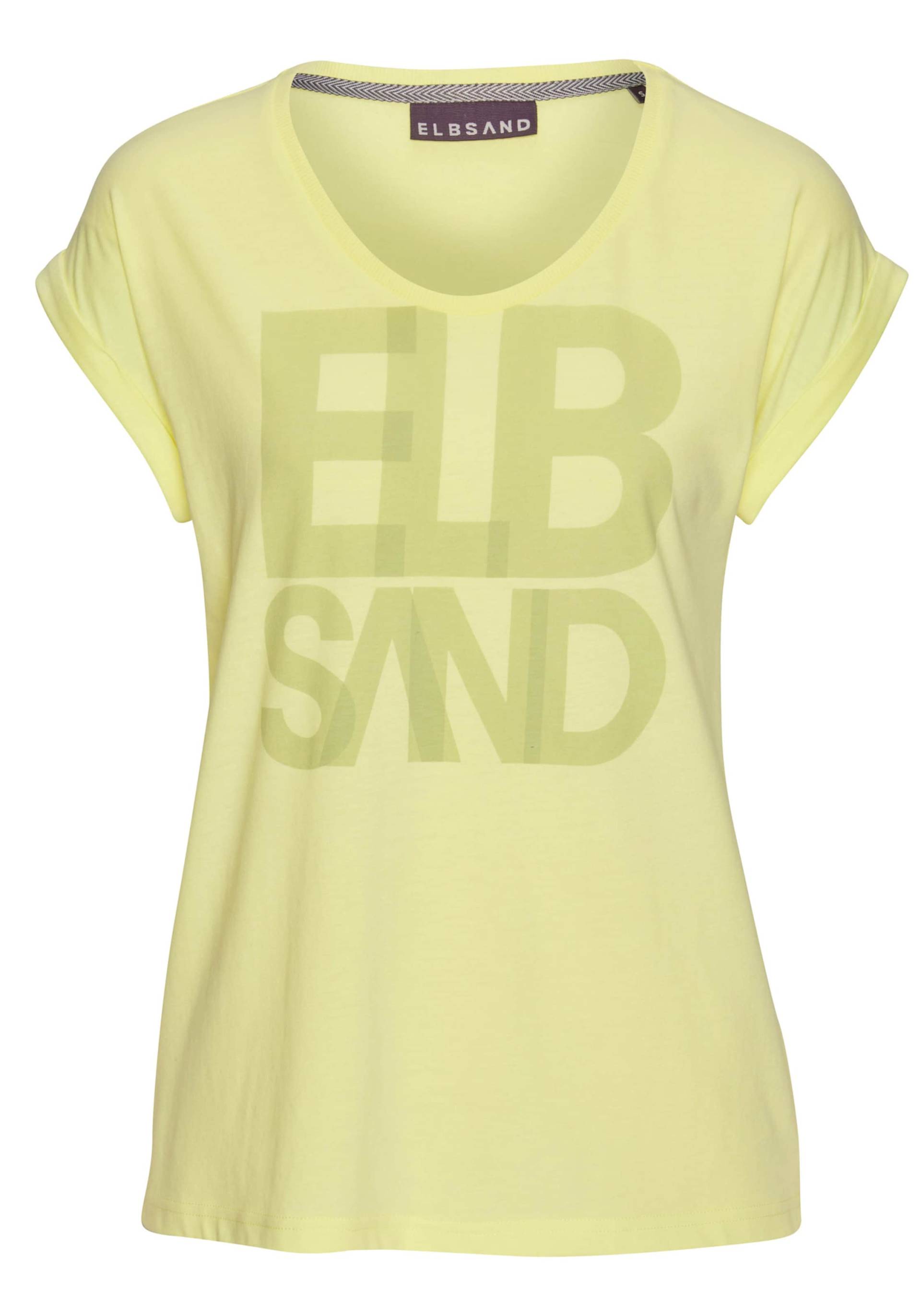 T-Shirt in gelb von Elbsand