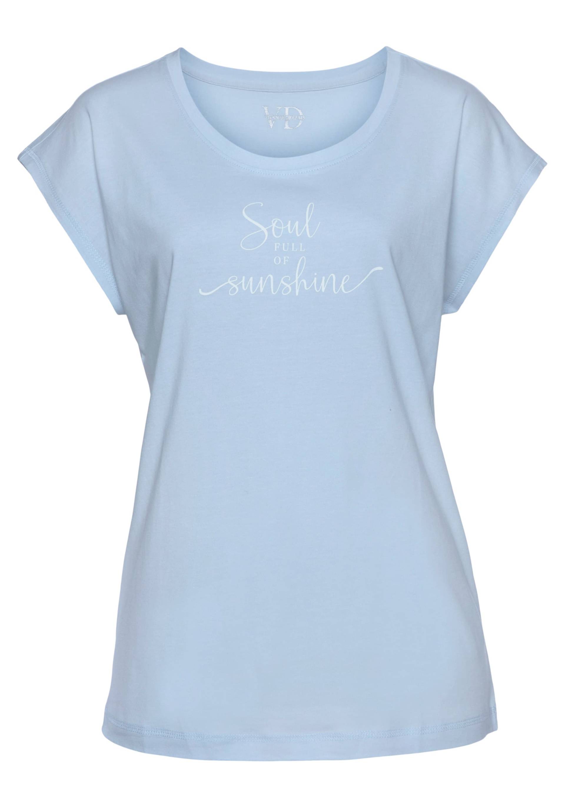 T-Shirt in hellblau von Vivance Dreams