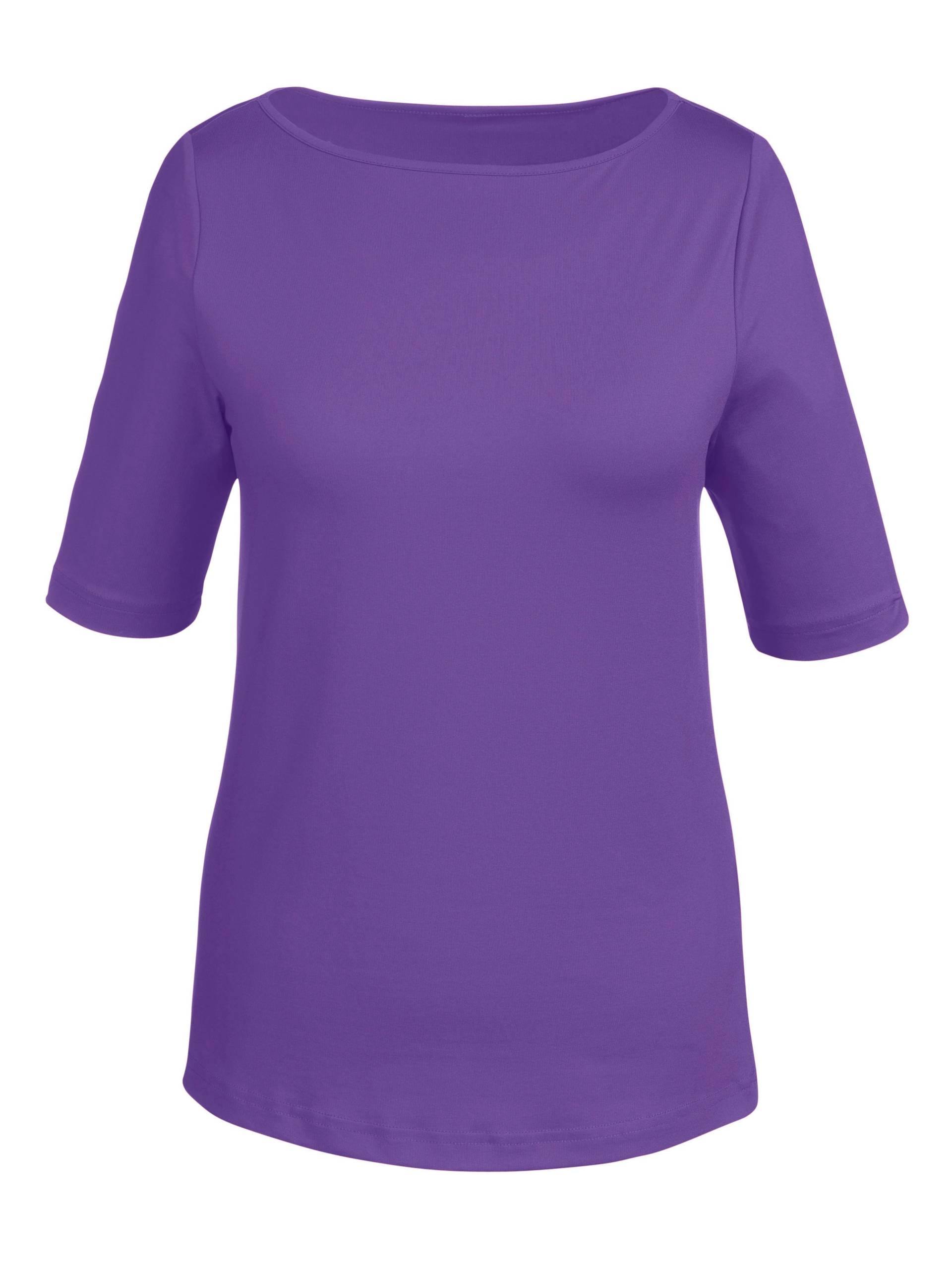 T-Shirt in lila von heine