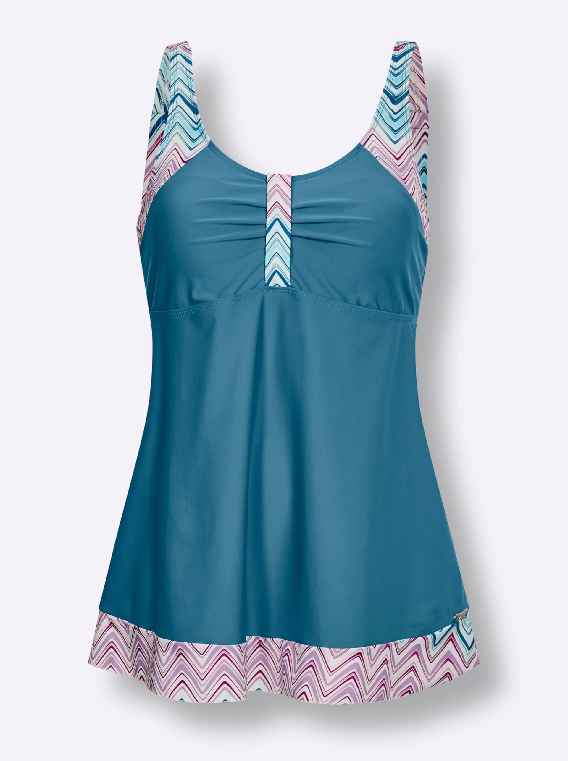 Tankini-Top in topas-magenta-bedruckt von feel good