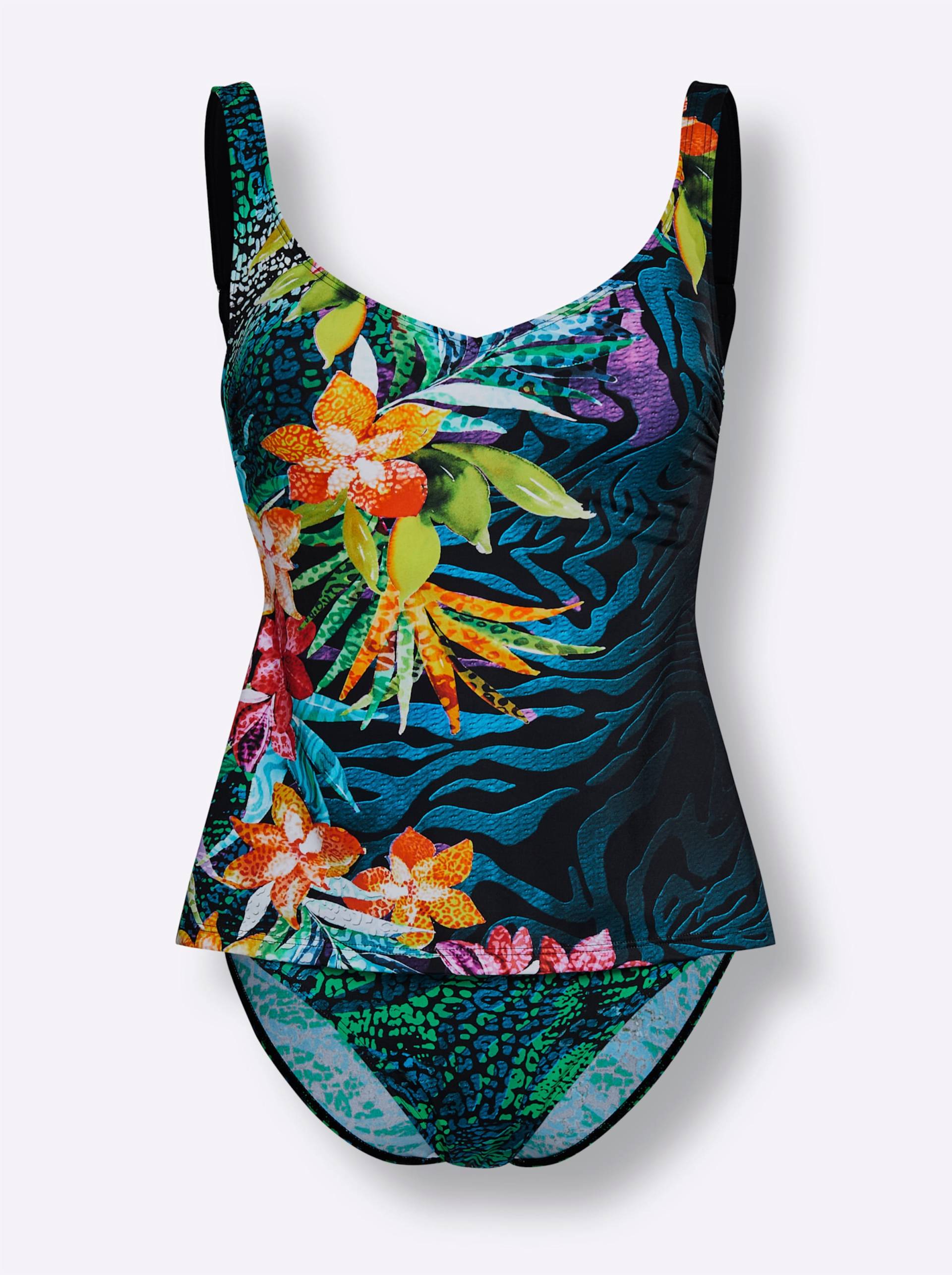 Tankini in blau-grün-bedruckt von feel good