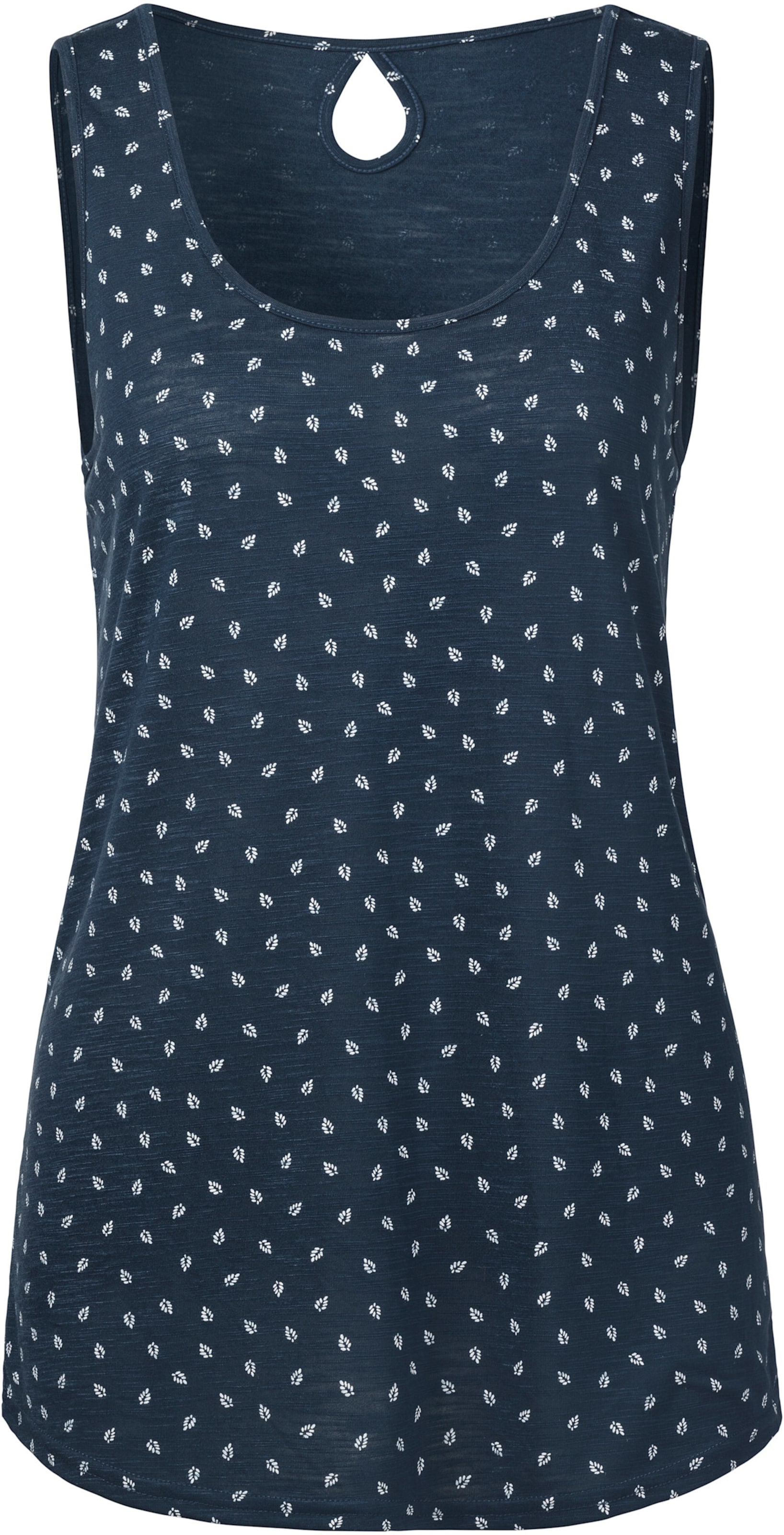 Shirttop in navy-gemustert, weiss-gemustert von LASCANA