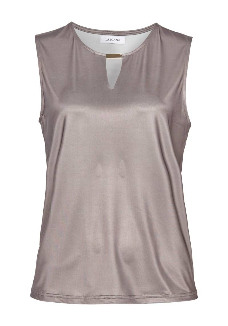 Tanktop in taupe von LASCANA