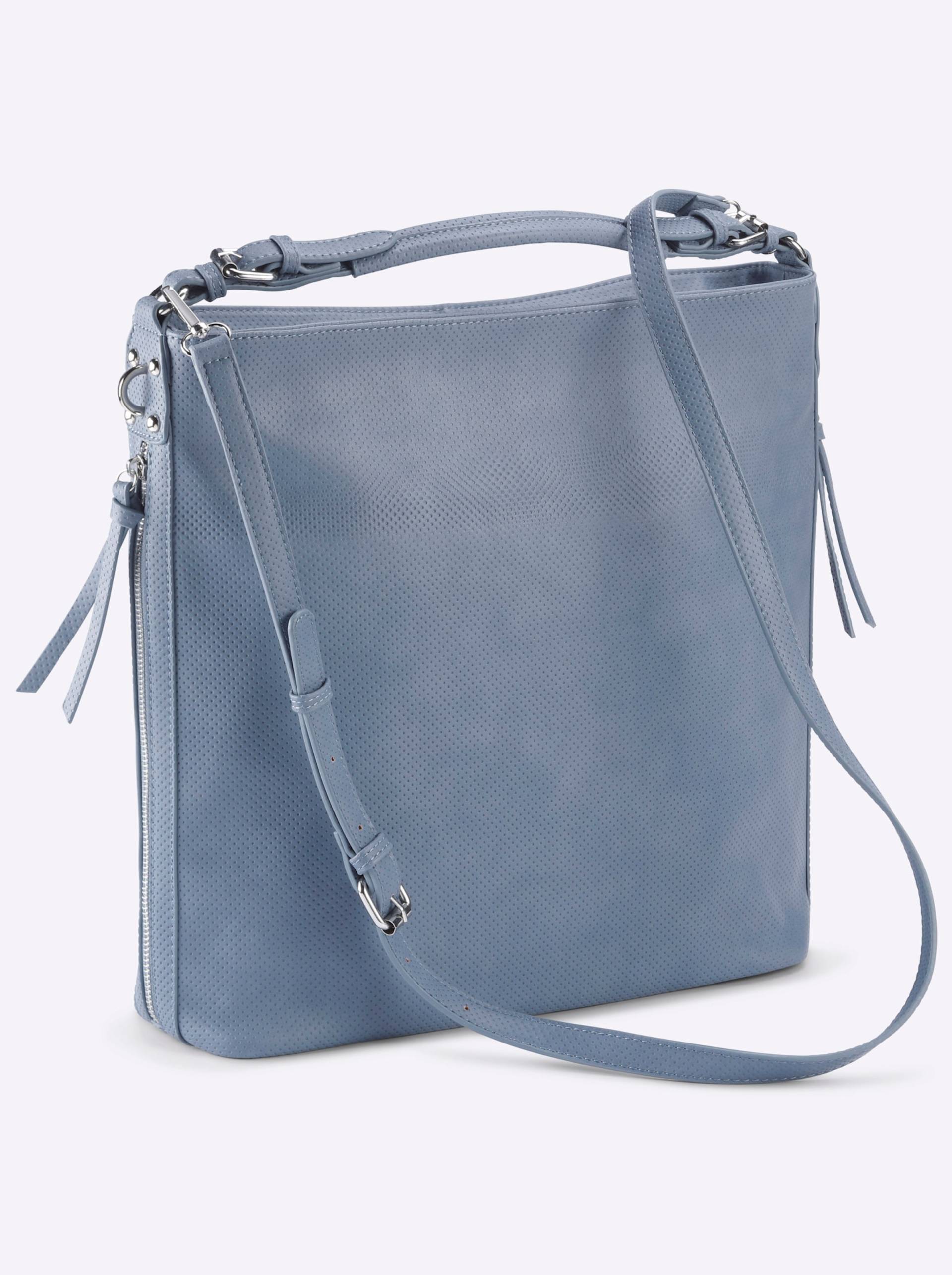 Tasche in rauchblau von heine