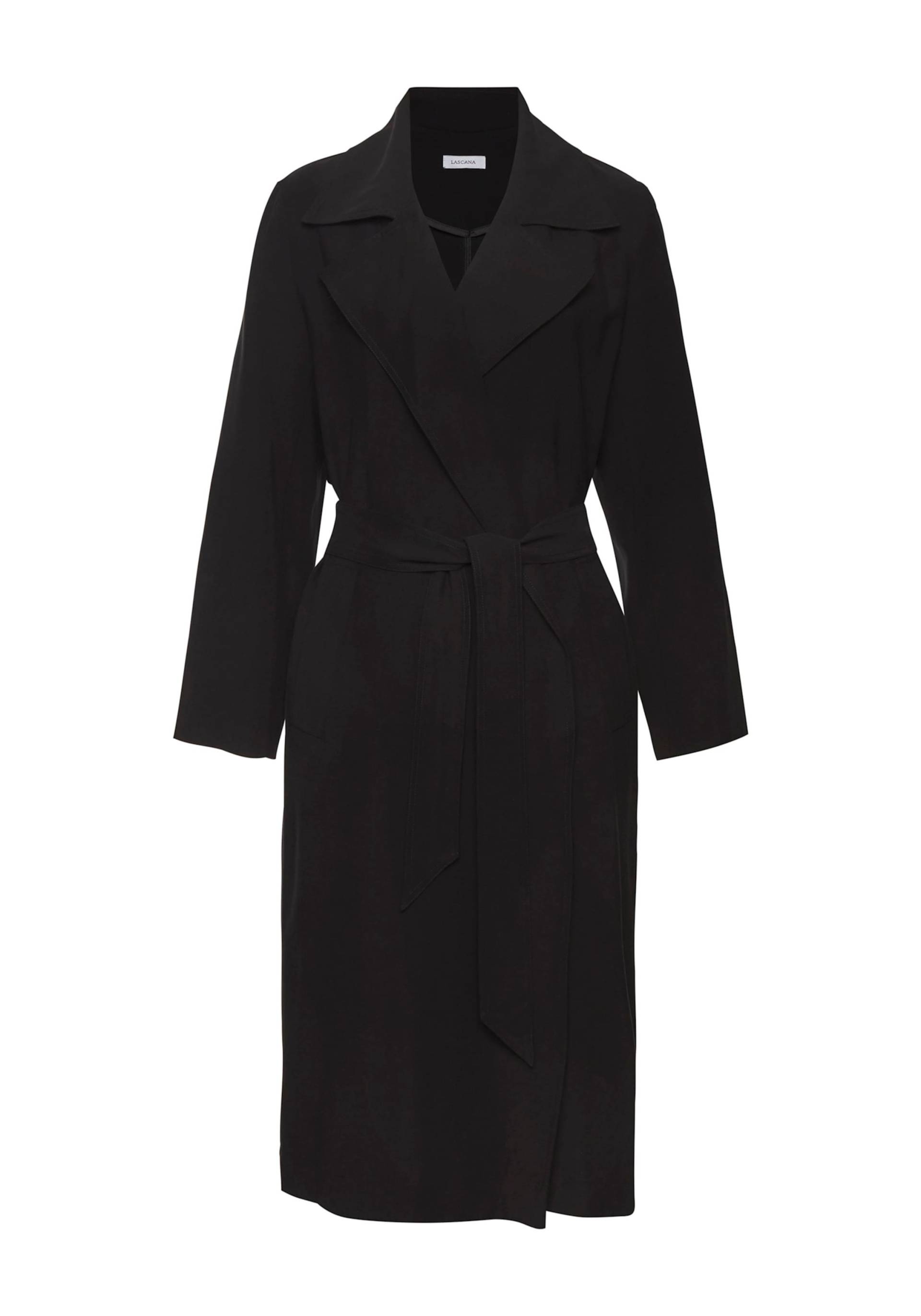 Trenchcoat in schwarz von LASCANA