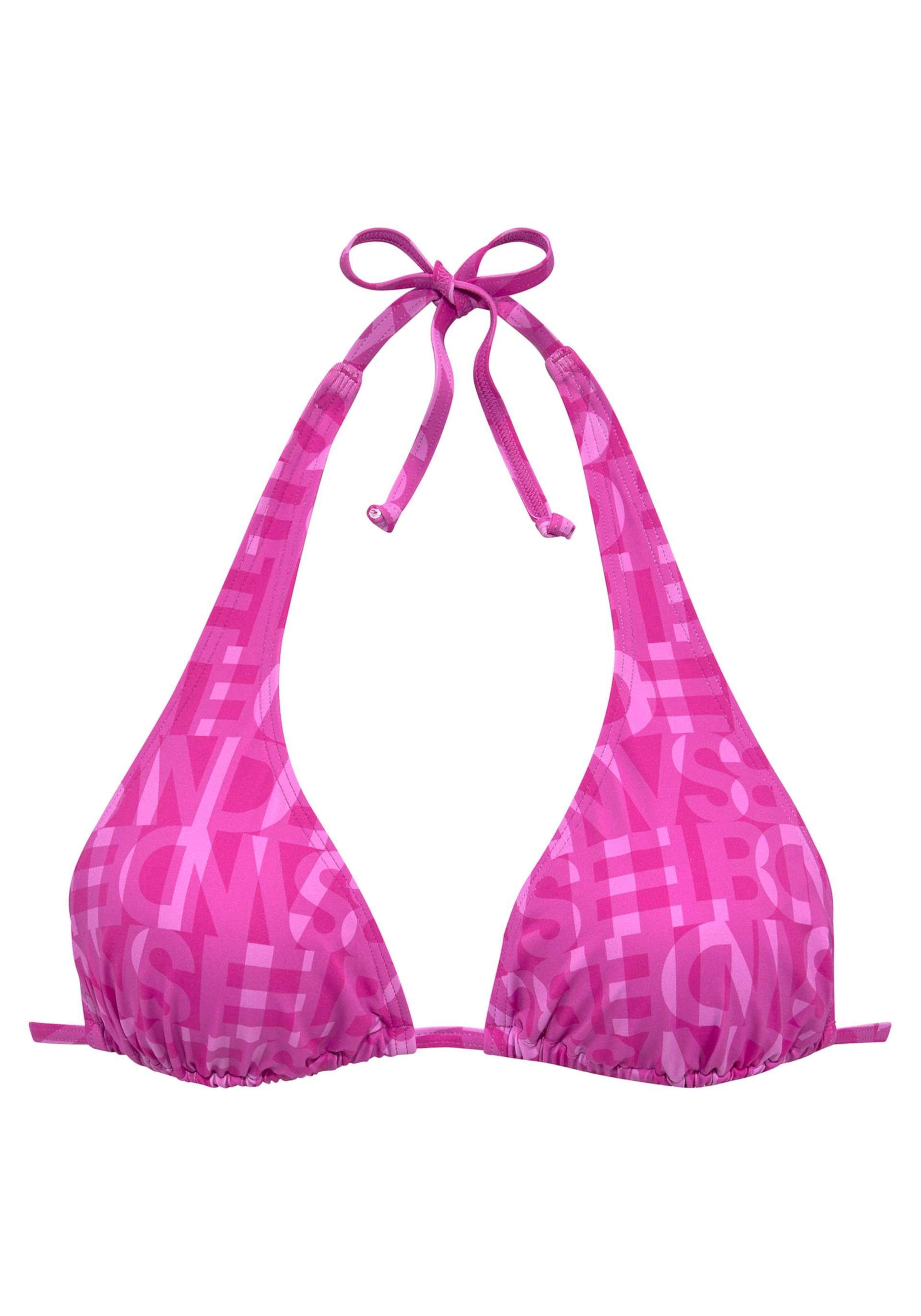 Triangel-Bikini-Top in fuchsia von Elbsand