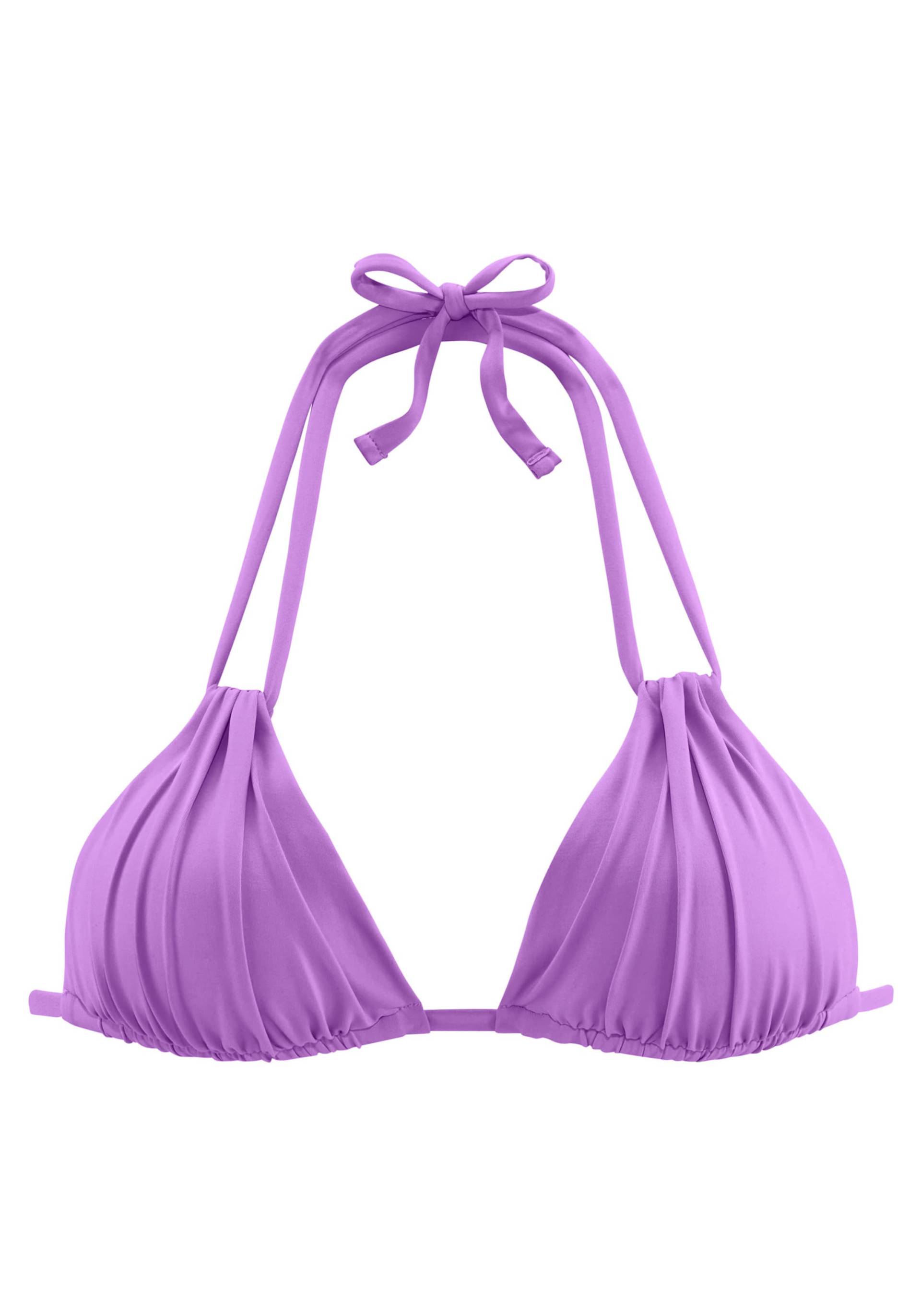 Triangel-Bikini-Top in lila von s.Oliver