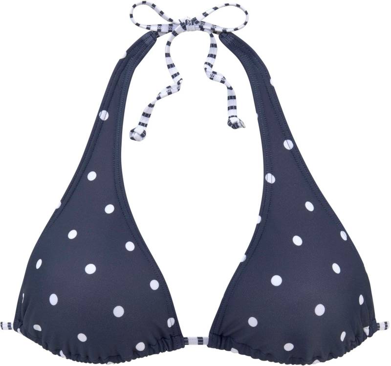 Triangel-Bikini-Top in marine-weiss von s.Oliver