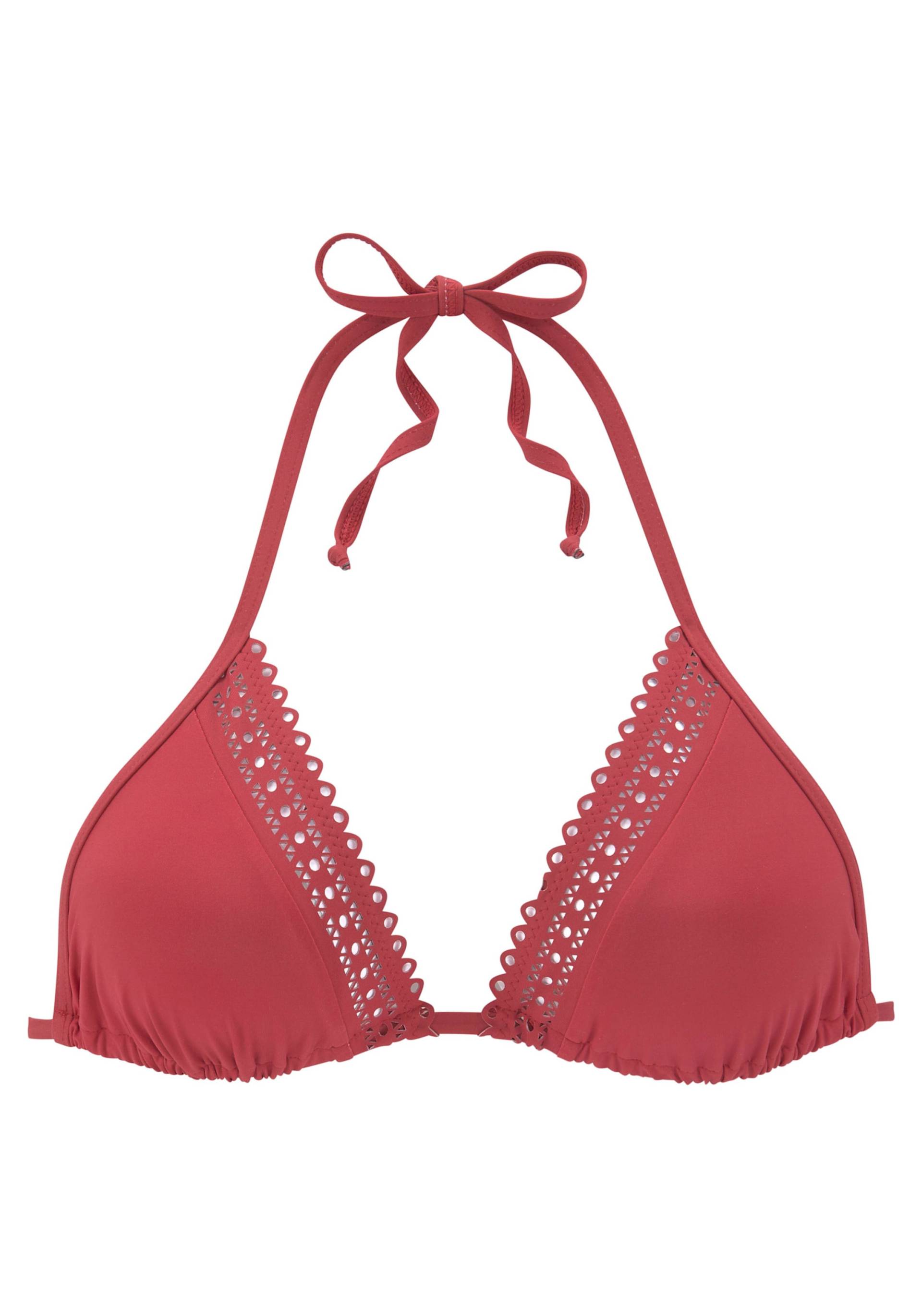 Triangel-Bikini-Top in rostrot von s.Oliver